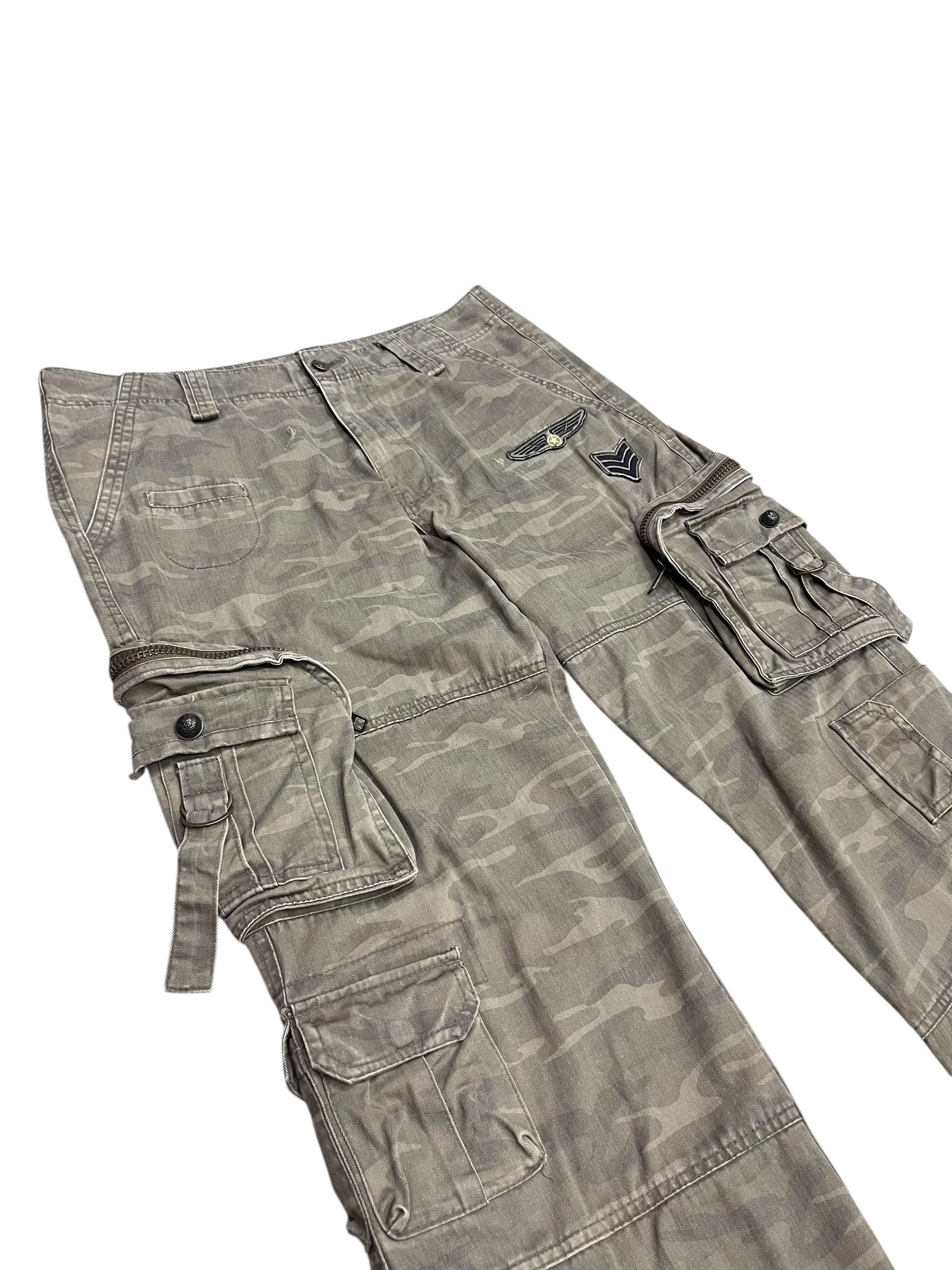 KISS 🔥RARE Kissmark Japan Camo 3D Cargo Military Pants Size US 34 / EU 50 - 8 Thumbnail