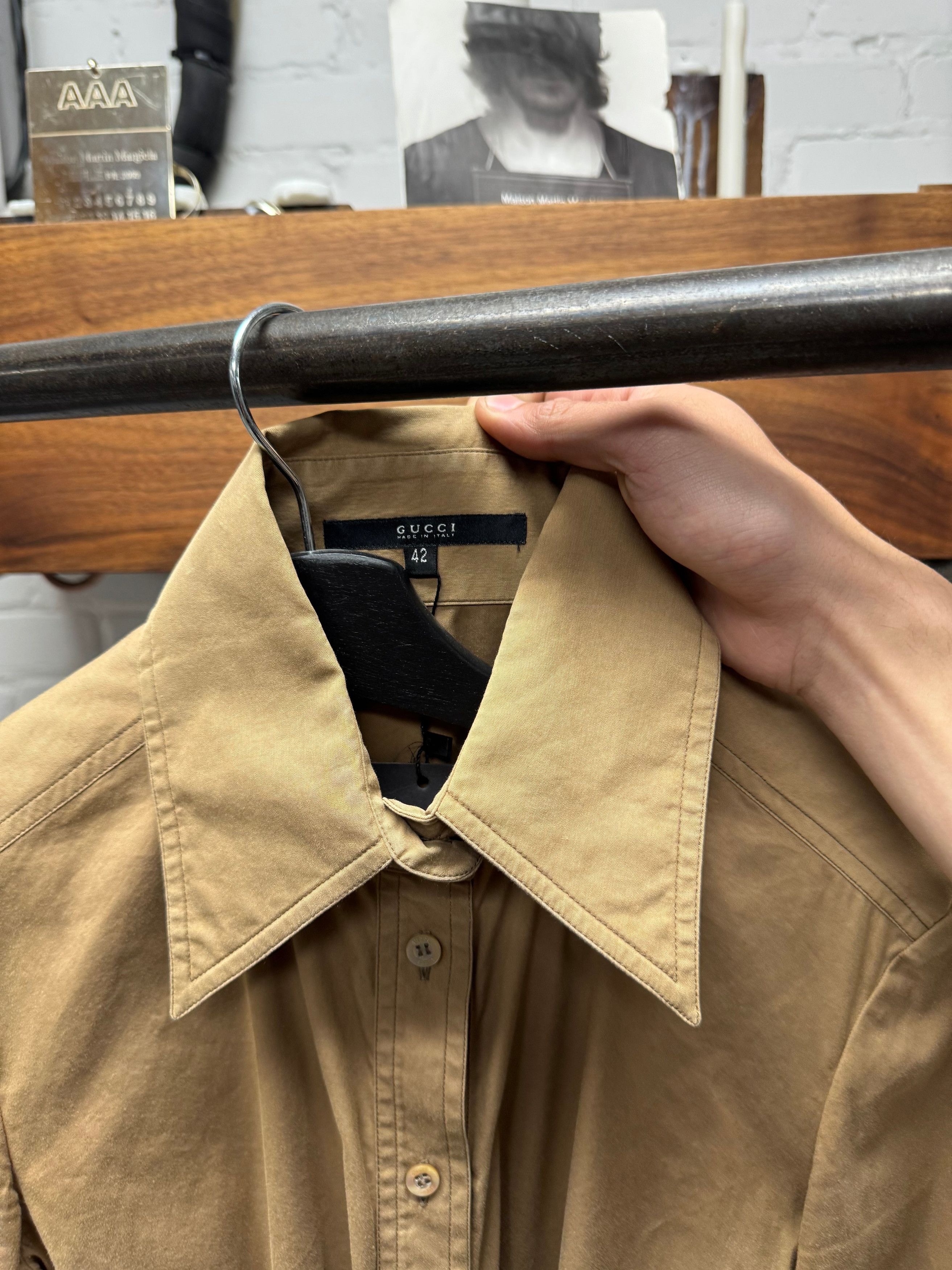 Gucci SS2003 Gucci by Tom Ford Western Collared Button Up Shirt Size US S / EU 44-46 / 1 - 3 Thumbnail