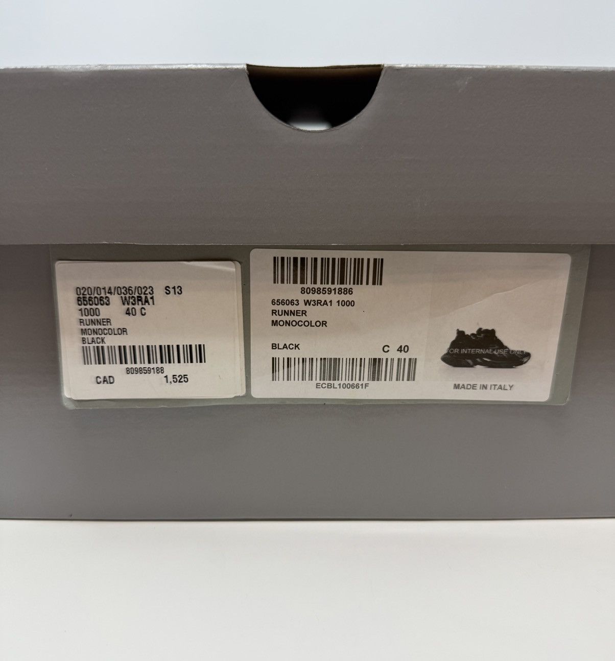 Balenciaga Balenciaga Runner Sneaker Black Size US 10 / IT 40 - 10 Thumbnail