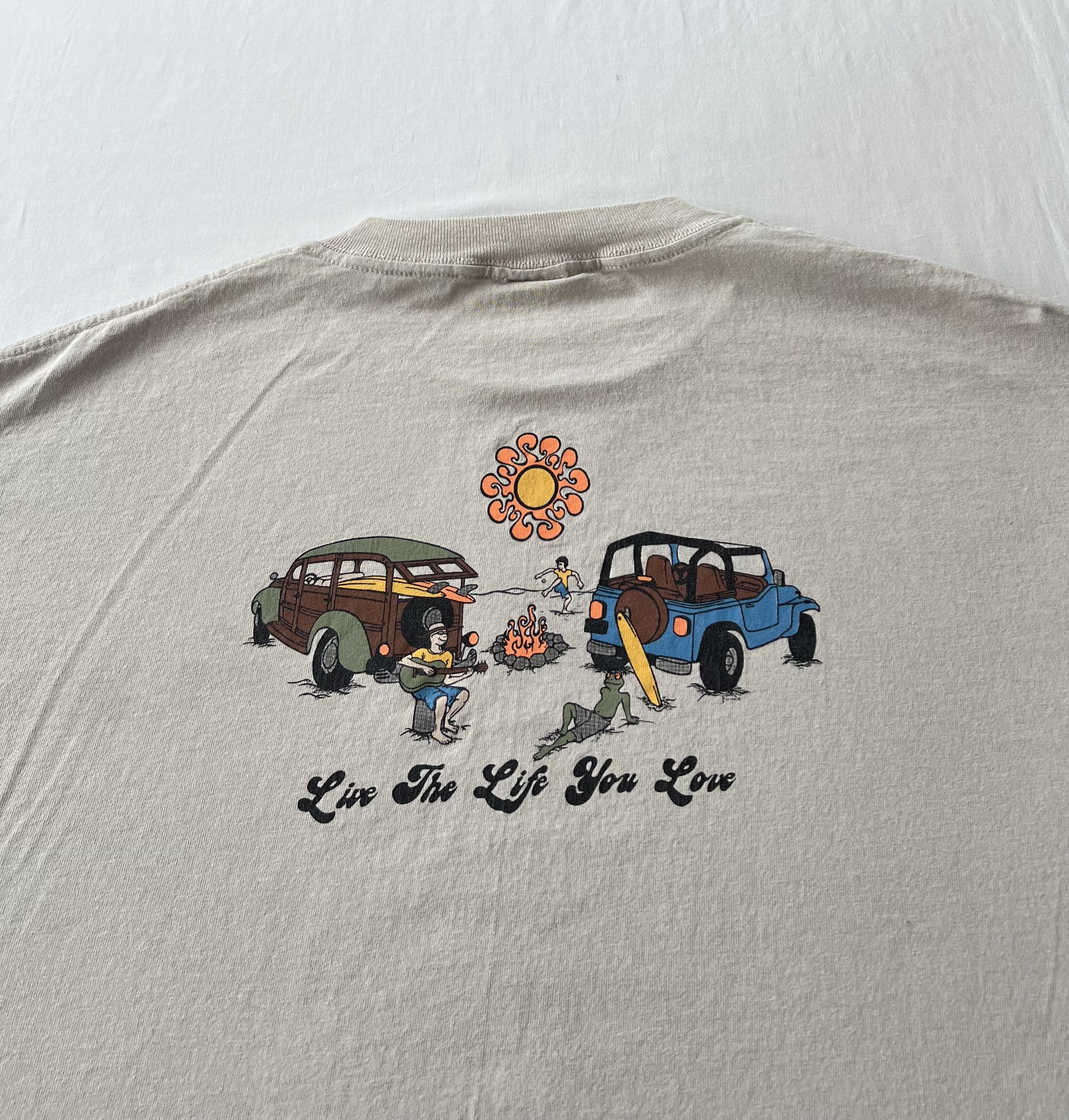 Vintage Vintage 90s Jeep Live The Life You Love Peace Hippy Promo Size US XL / EU 56 / 4 - 14 Thumbnail
