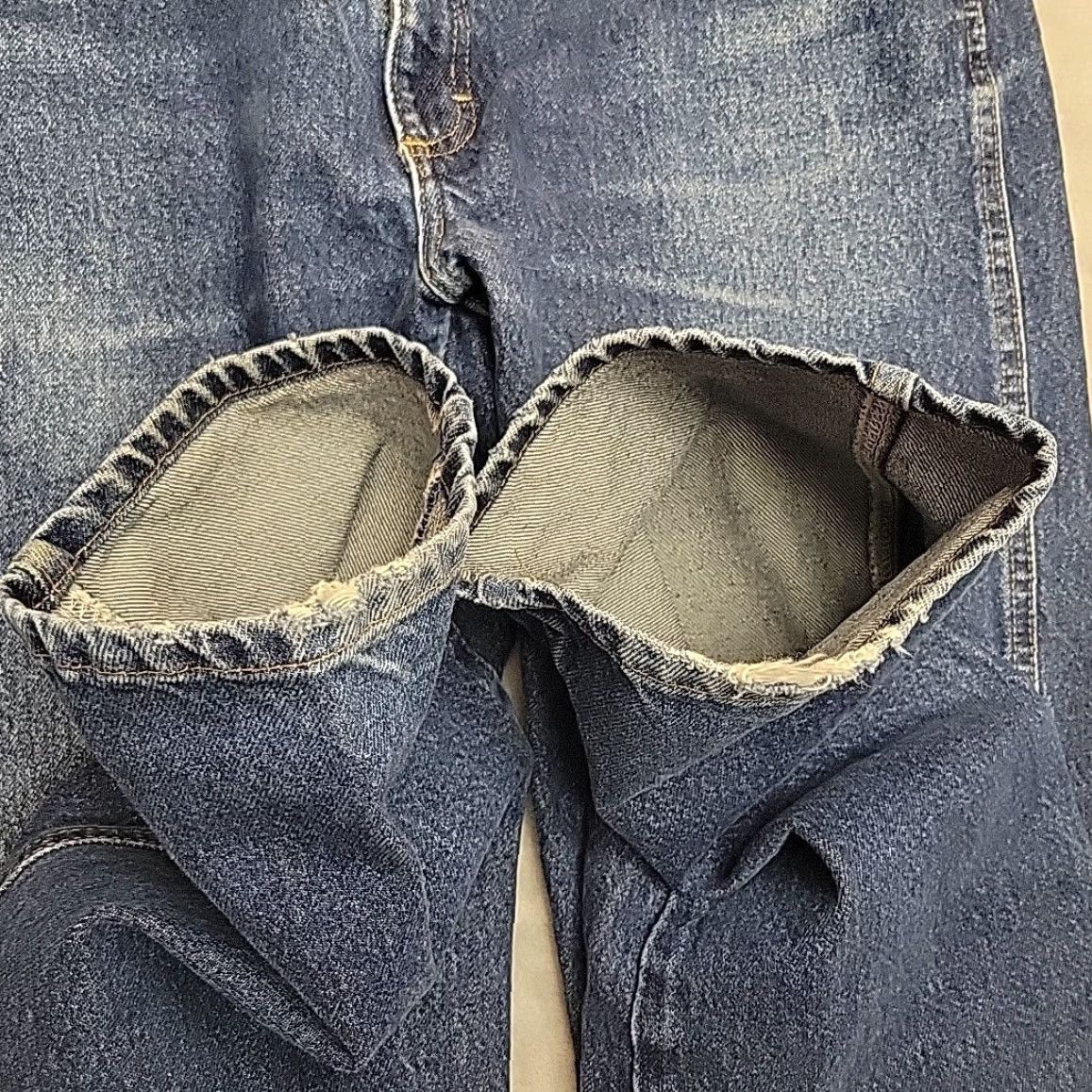 Wrangler VTG Wrangler Jeans Men 34x32 Whiskered Faded Cowboy Western USA Denim Cotton 5-Pocket Design Medium Blue Mens Size US 34 / EU 50 - 3 Thumbnail