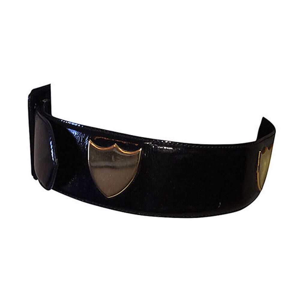 Paloma Picasso Paloma Picasso Leather Shield Belt Size ONE SIZE - 7 Thumbnail