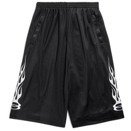 Balenciaga o1loc1c0326 XXS Burning Unity Baggy Shorts in Black Size US 28 / EU 44 - 1 Thumbnail