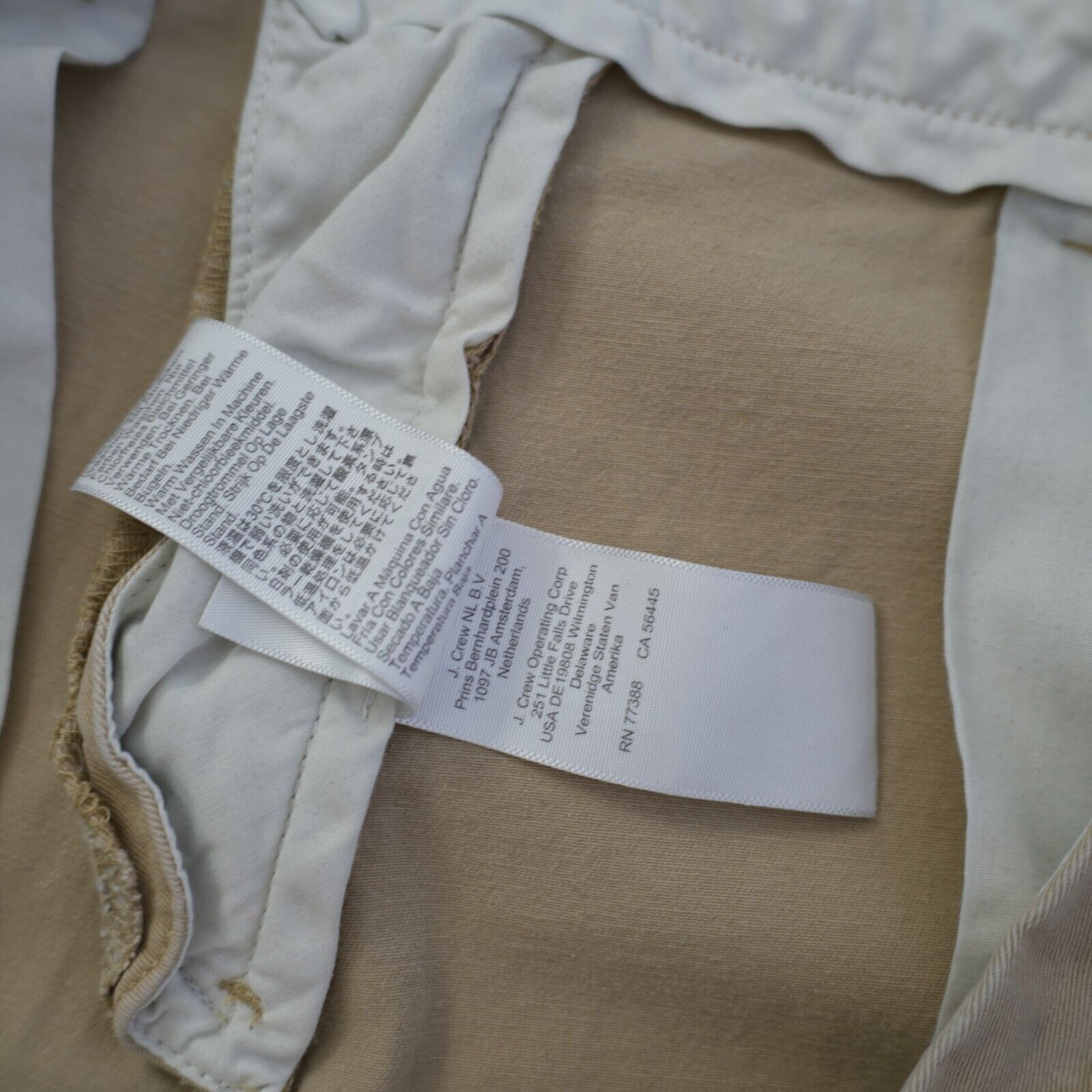 J.Crew J. Crew Flex Tan Cotton Straight Chino Pants 34/28 Mid Rise Size US 34 / EU 50 - 10 Thumbnail