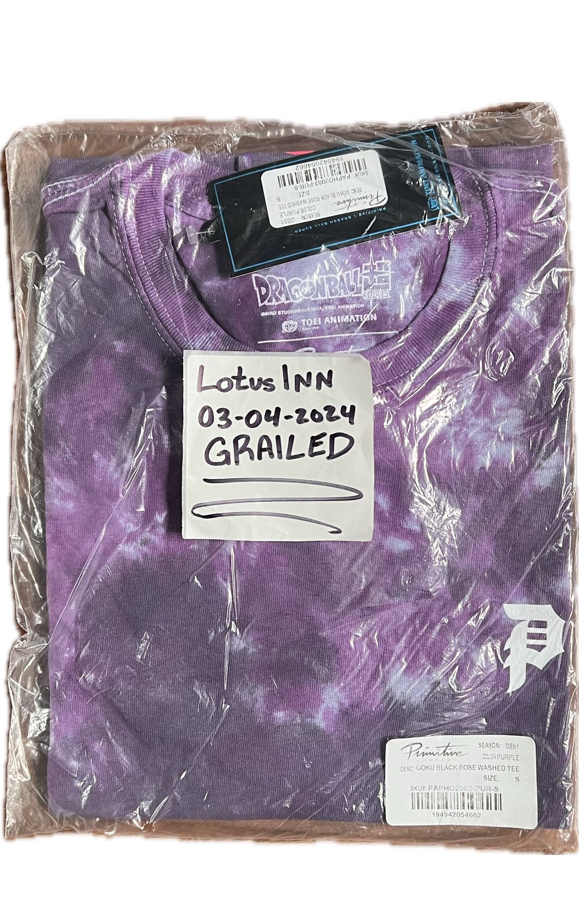 Primitive Primitive Skate Goku Black Rose Tee Purple Size US S / EU 44-46 / 1 - 4 Thumbnail