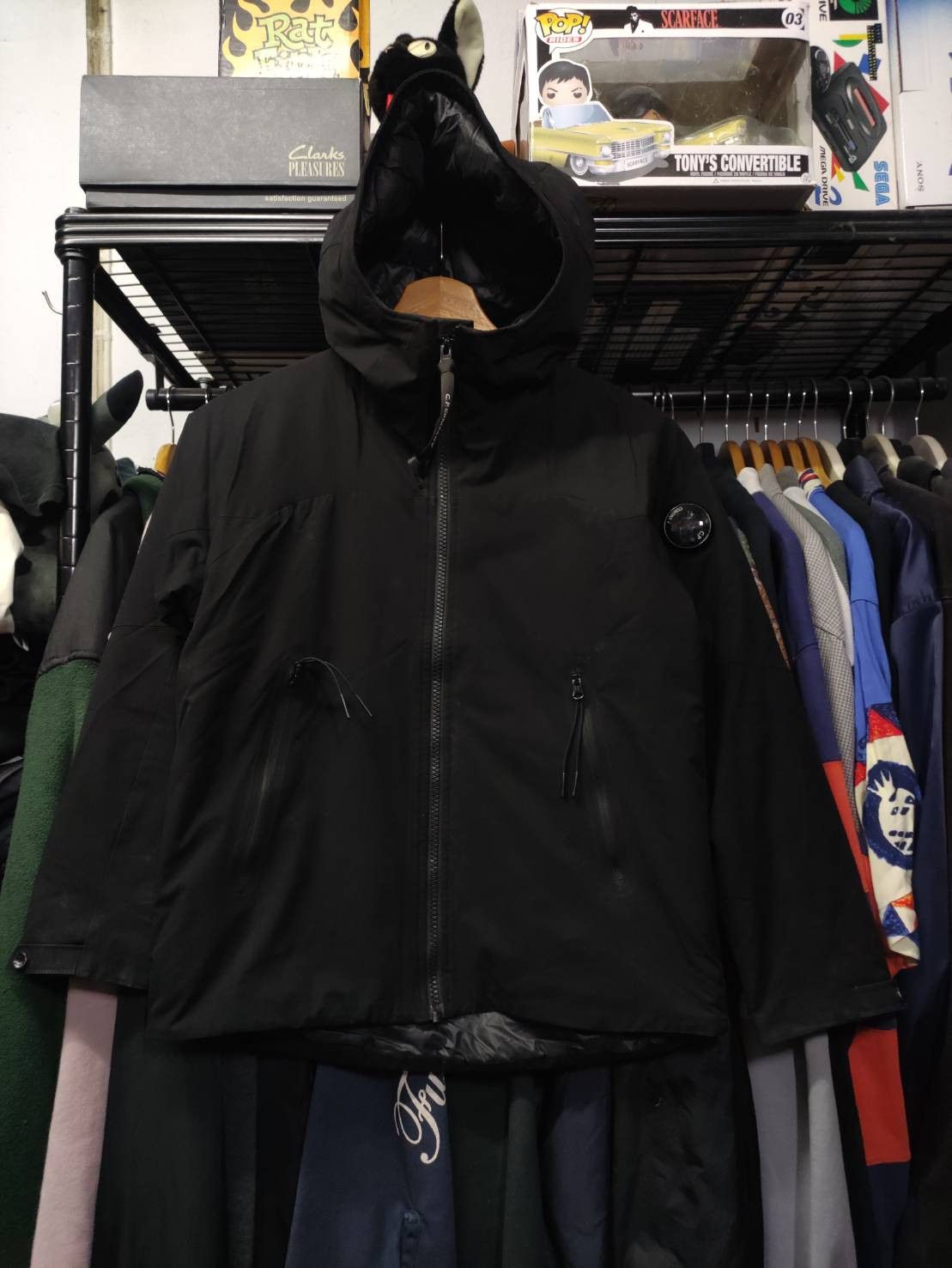 C.P. Company C.P. Company Pro-Tek Arm Lens Hooded Jacket Black Size US S / EU 44-46 / 1 - 1 Thumbnail
