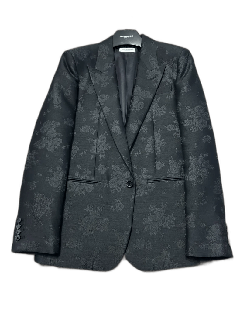 Yves Saint Laurent saint laurent floral embroidered men's blazer Size US M / EU 48-50 / 2 - 1 Thumbnail