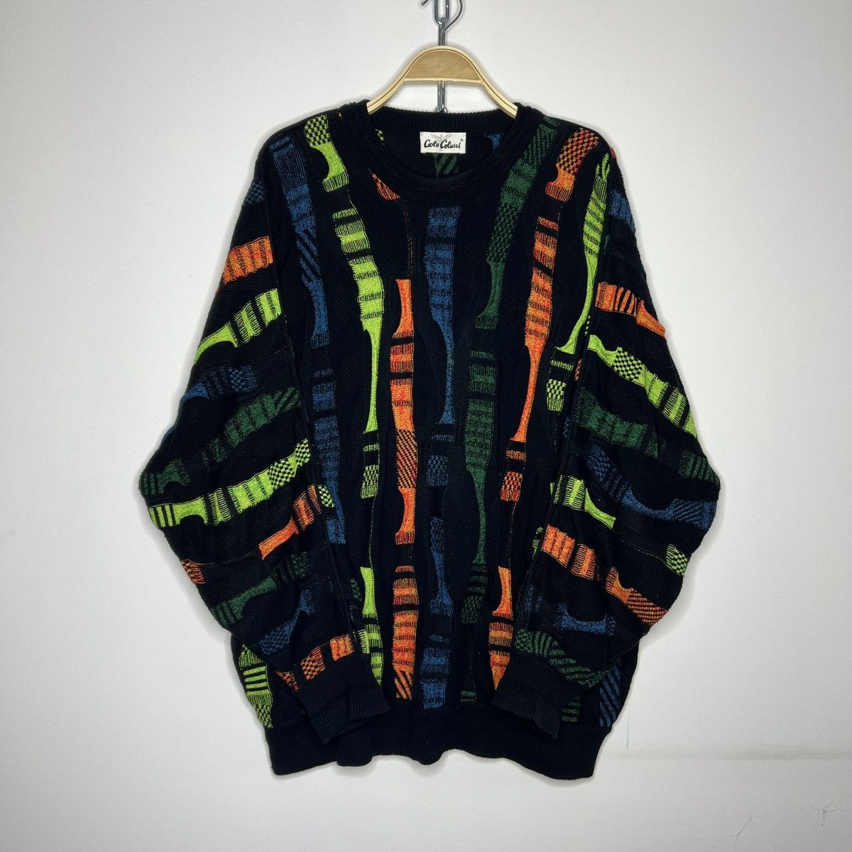 Carlo Colucci Vintage Carlo Colucci Coogi Sweater Jumper Knitwear Wool Size US XL / EU 56 / 4 - 1 Thumbnail