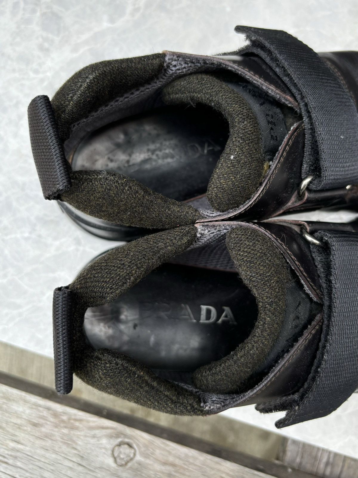 Prada × Vintage Vintage Prada Boots Cross Strap F/W 99 2000s Leather Vibram Size US 7 / IT 37 - 3 Thumbnail