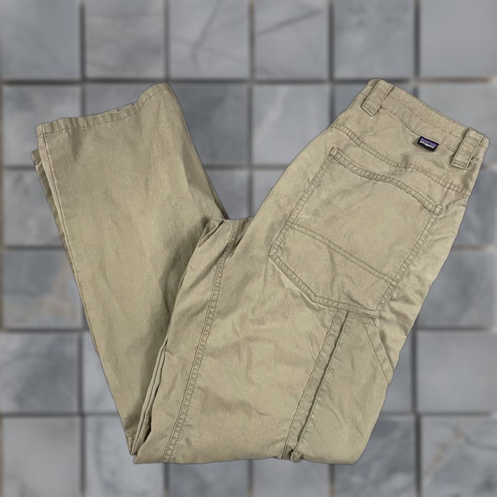 Patagonia Patagonia Pants Men's 30 Beige Organic Cotton Nylon Outdoor Hiking Distressed Carpenter Size US 30 / EU 46 - 1 Thumbnail