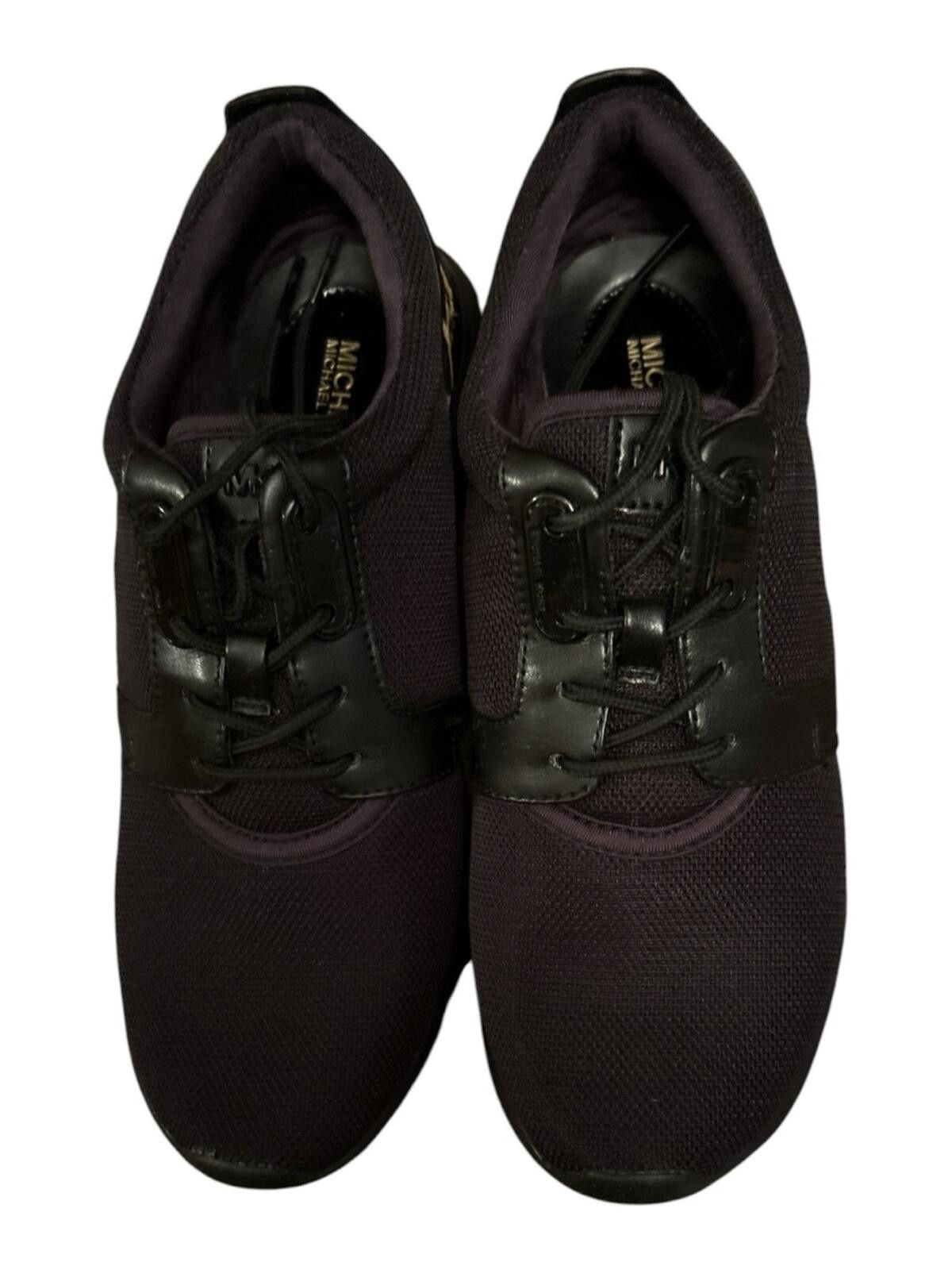 Michael Kors Michael Kors Black Sneakers with Leopard Accent Size US 8 / IT 38 - 3 Thumbnail
