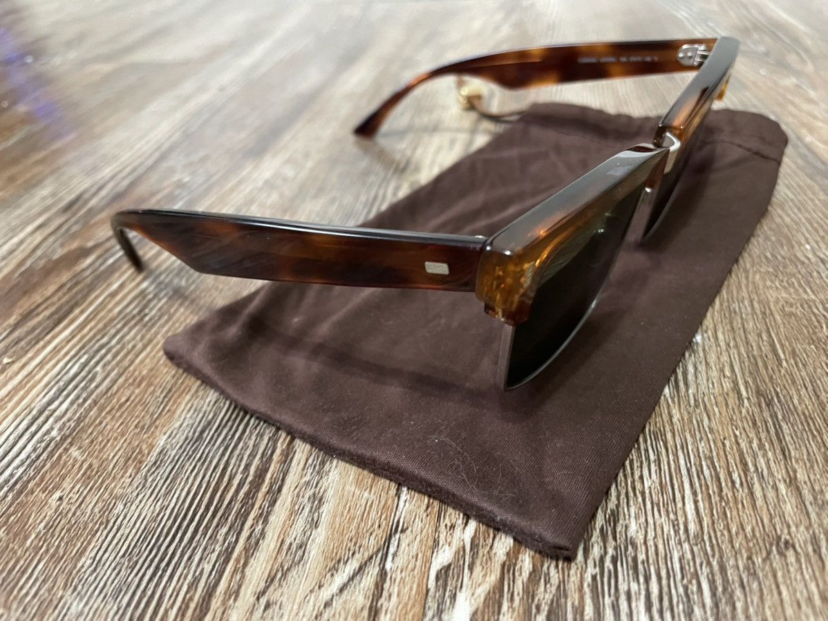 Celine CL40054U Mineral Havana Tortoise Cat Eye Half Rim Sunglasses Size ONE SIZE - 6 Thumbnail