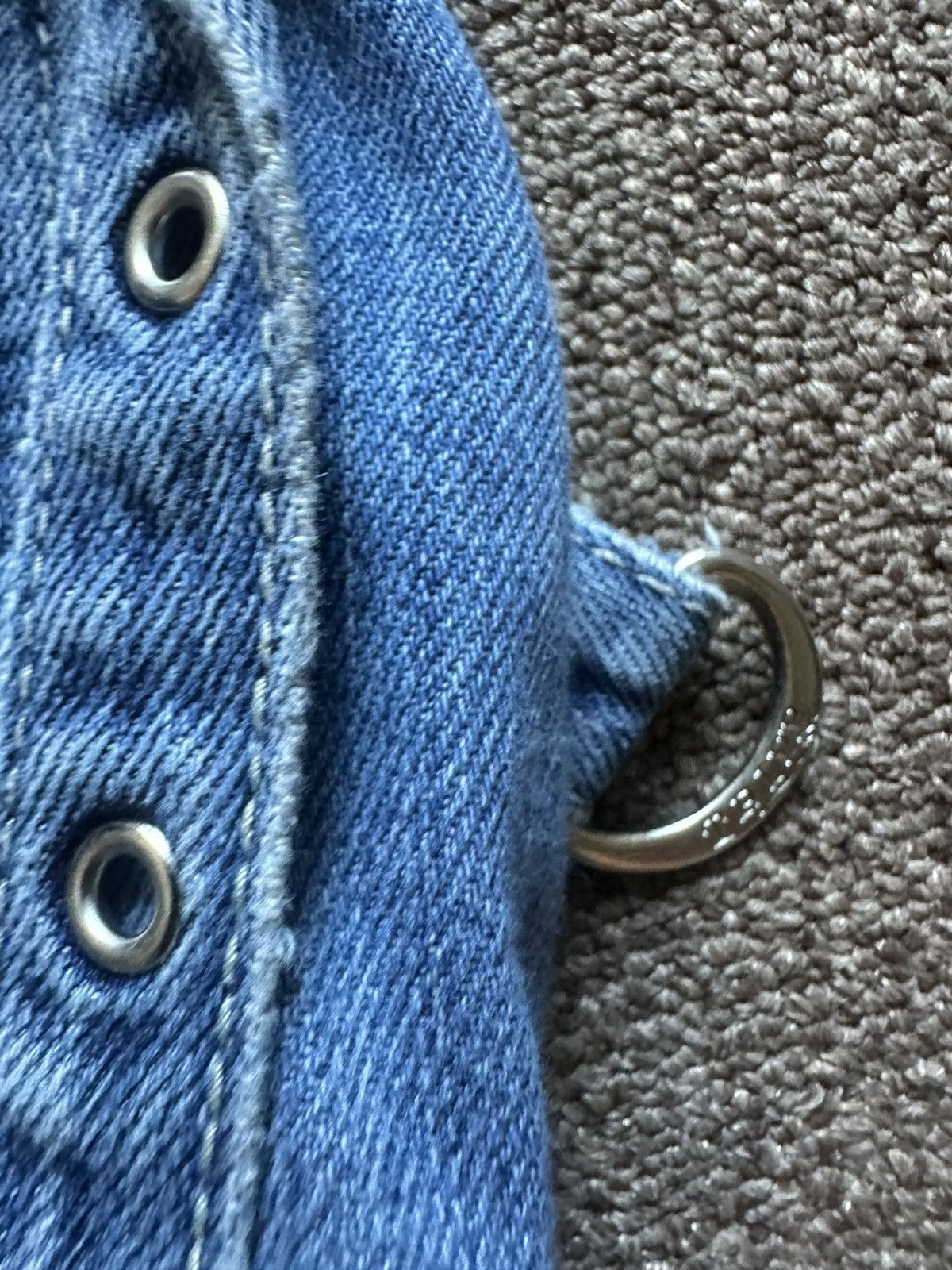 Tripp NYC Tripp NYC Denim X Strap Pants [Light Blue] XXS Size 26" / US 2 / IT 38 - 5 Thumbnail