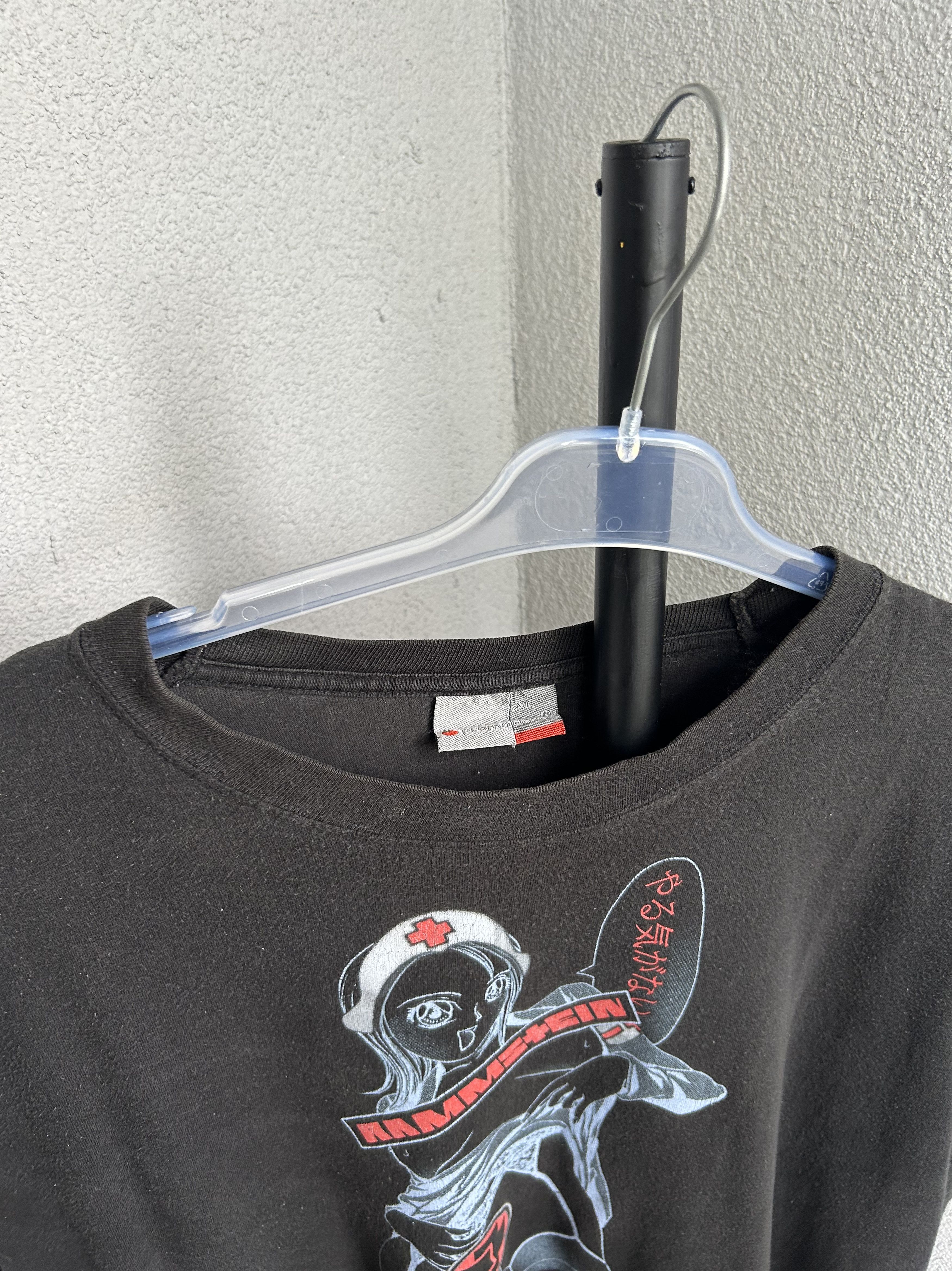 Band Tees × Vintage Vintage 2000s Rammstein Anime Nurse Hook Ups Band T-shirt Size US XXL / EU 58 / 5 - 3 Thumbnail