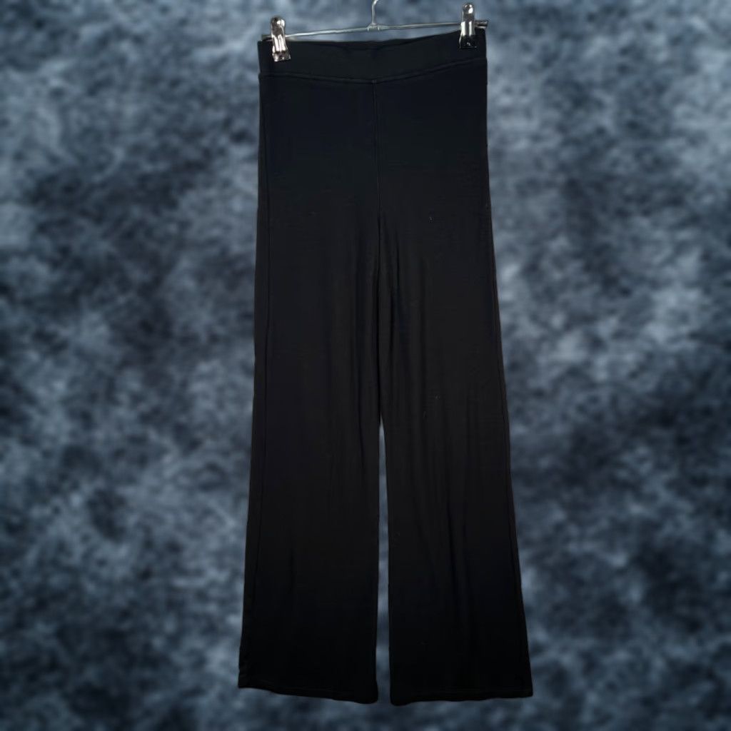 Vintage ATM Womens XS Black Wide-Leg Modal Blend Lounge Pants Size 26" / US 2 / IT 38 - 1 Thumbnail