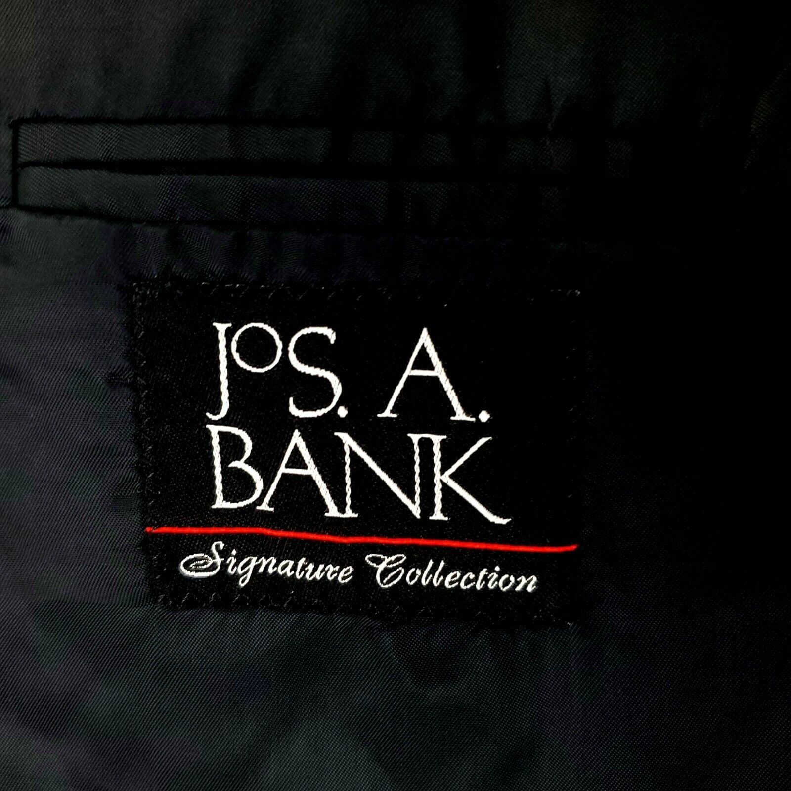 Jos. A. Bank Jos A Bank Wool 2 Button Signature Collection Blazer 44R Gra Size 44R - 8 Thumbnail