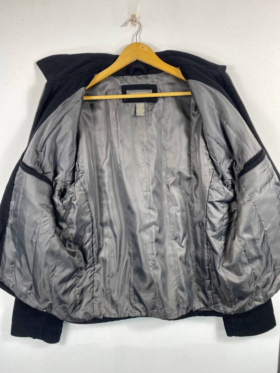 Banana Republic banana republic wool zipper jacket nice design Size US L / EU 52-54 / 3 - 7 Thumbnail