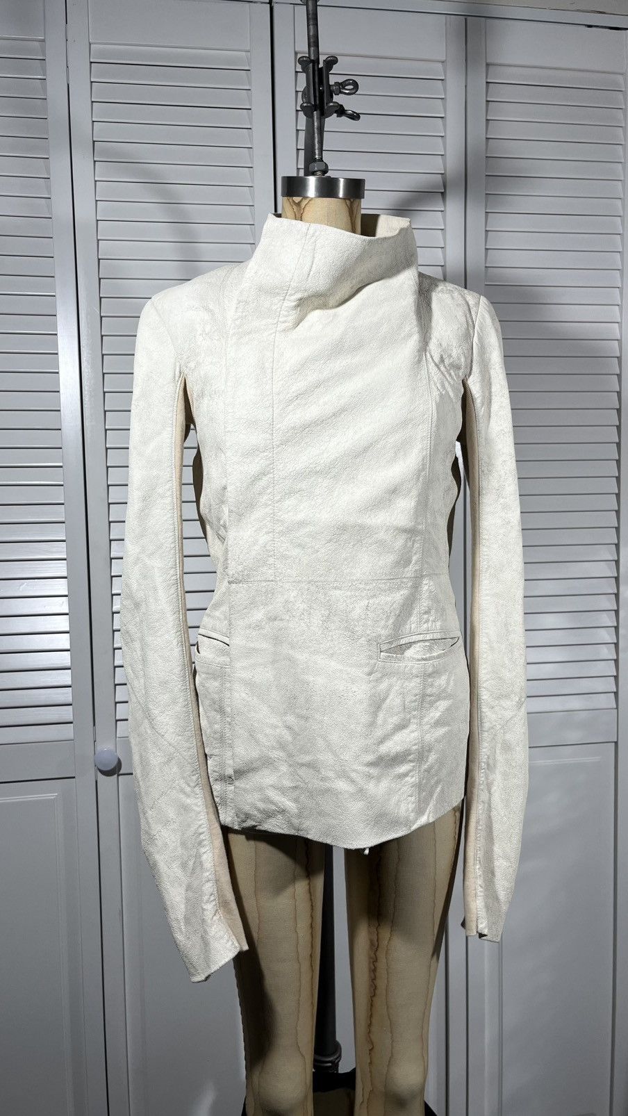 Rick Owens Rick Owen’s olmar and mirta leather jacket Size M / US 6-8 / IT 42-44 - 2 Thumbnail