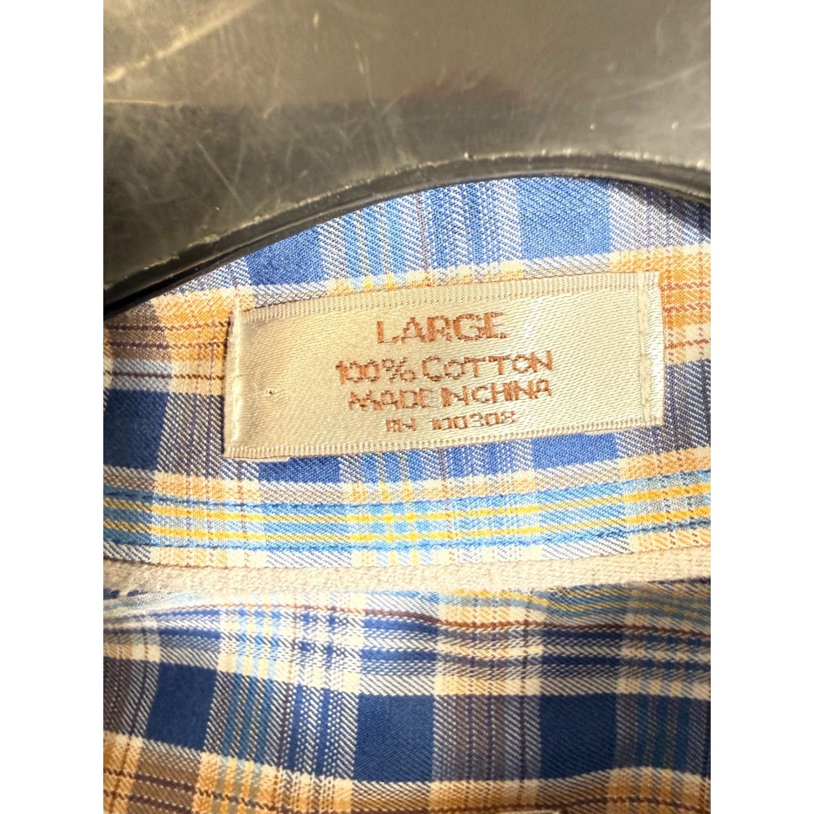 Peter Millar Peter Millar Shirt Mens L Blue Orange Plaid Button Down Long Sleeve Classic Size US L / EU 52-54 / 3 - 5 Thumbnail