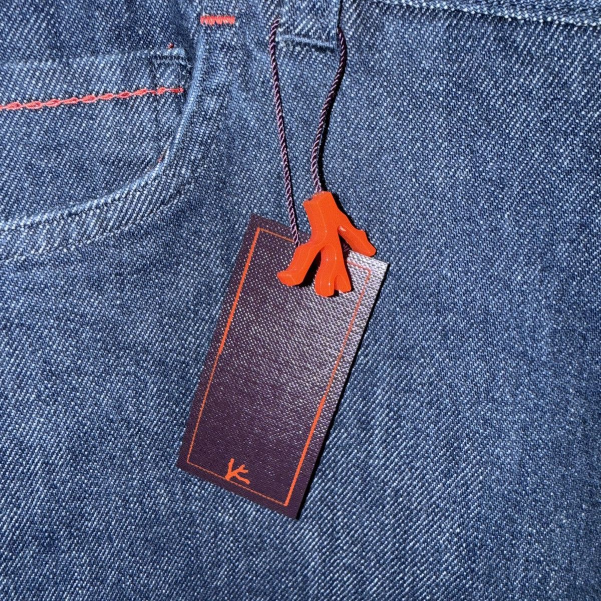 Isaia Isaia Napoli Iconico Selvedge Jeans 36 Italy Red Stitch NWT Size US 36 / EU 52 - 6 Thumbnail