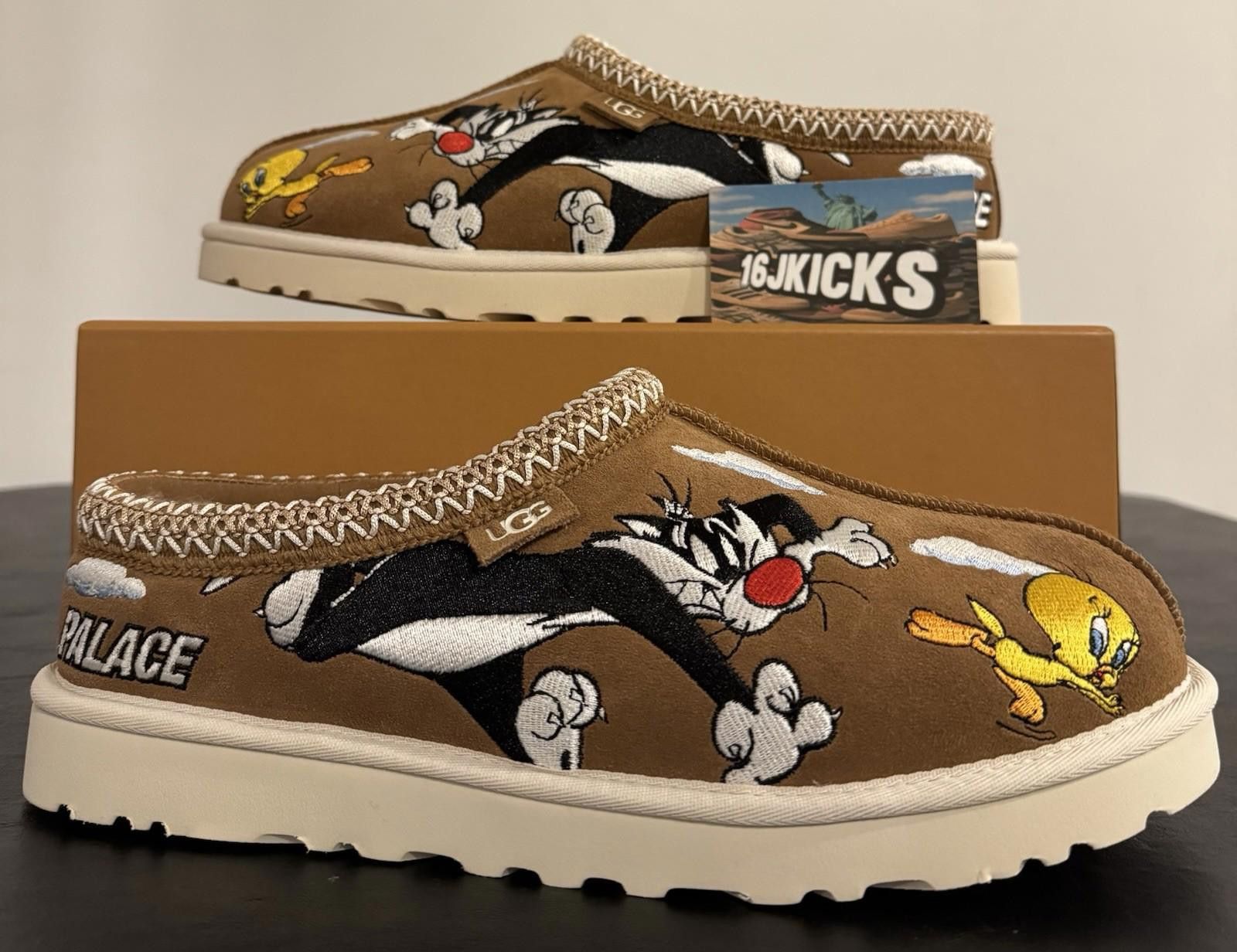 Palace Palace Ugg Looney Tunes Tasman Slipper Chestnut Size 9 New Size US 10 / EU 43 - 1 Thumbnail