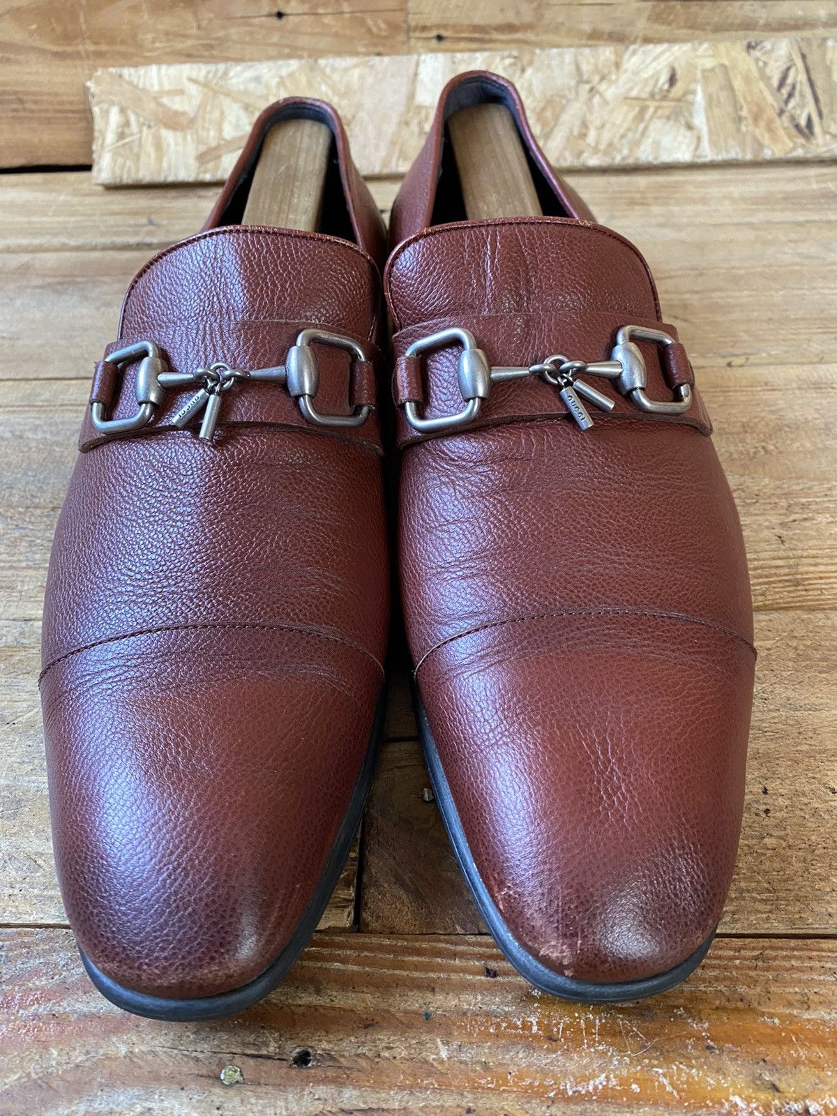 Gucci Gucci horsebit oxford cap-toe leather shoes sz uk 9 Size US 10 / EU 43 - 3 Thumbnail