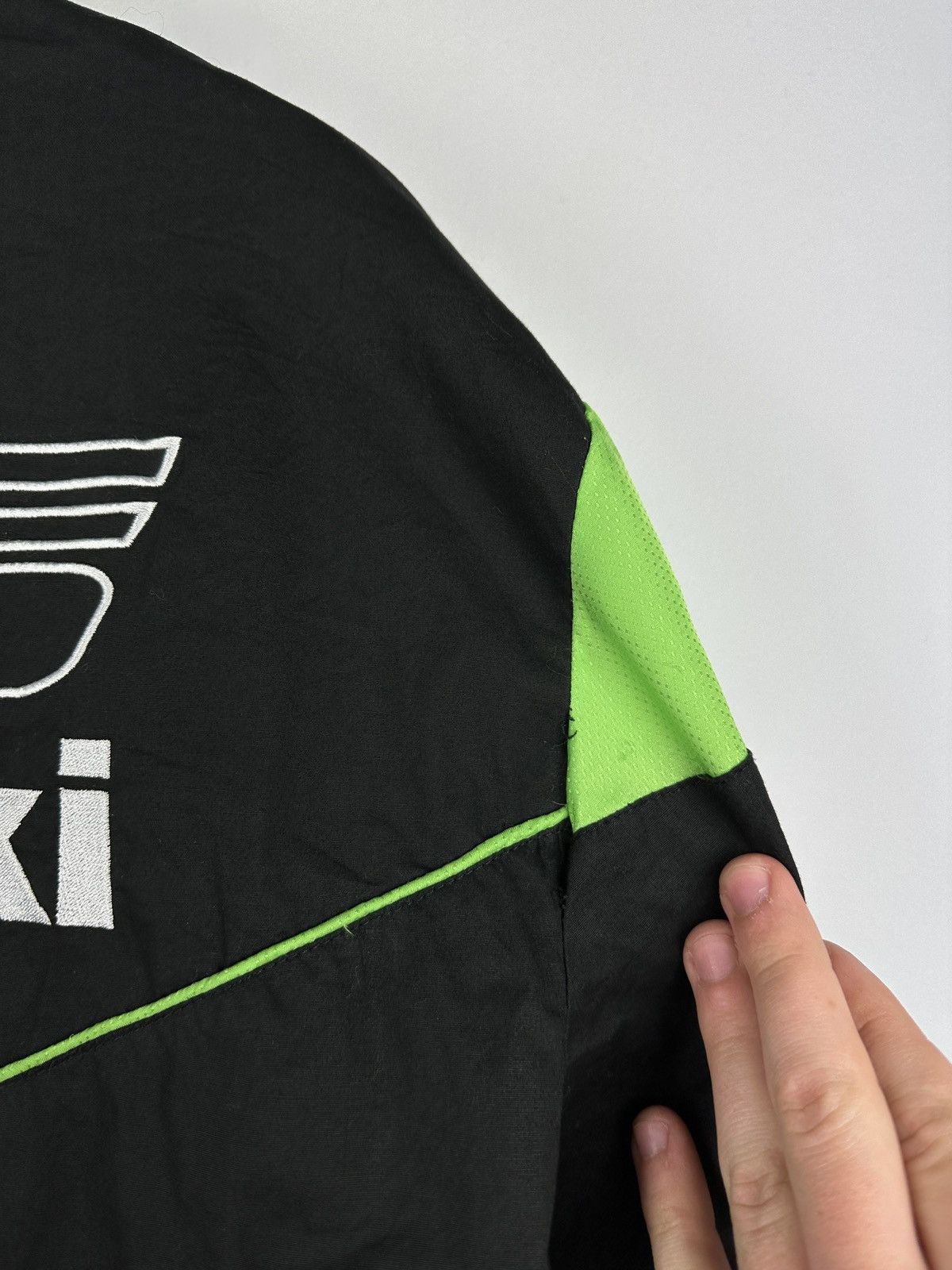 Vintage Vintage Kawasaki MSS Racing Moto Shirt Size US M / EU 48-50 / 2 - 4 Thumbnail