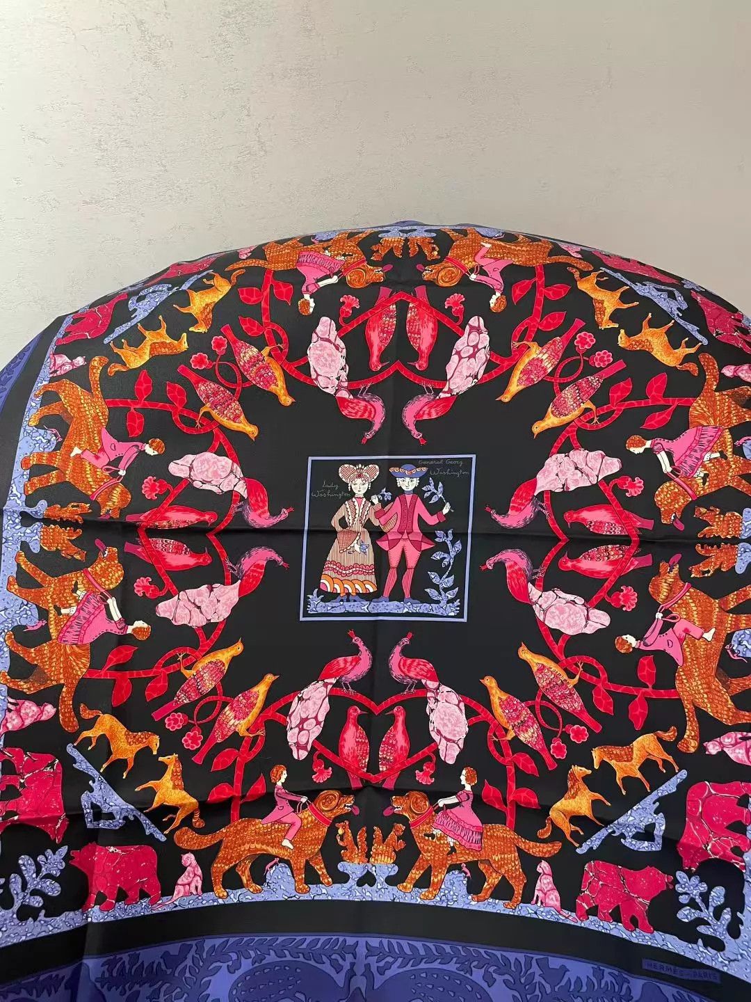 Hermes Hermès Once Upon a Time in America 90x90 Scarf Unused Size ONE SIZE - 3 Thumbnail