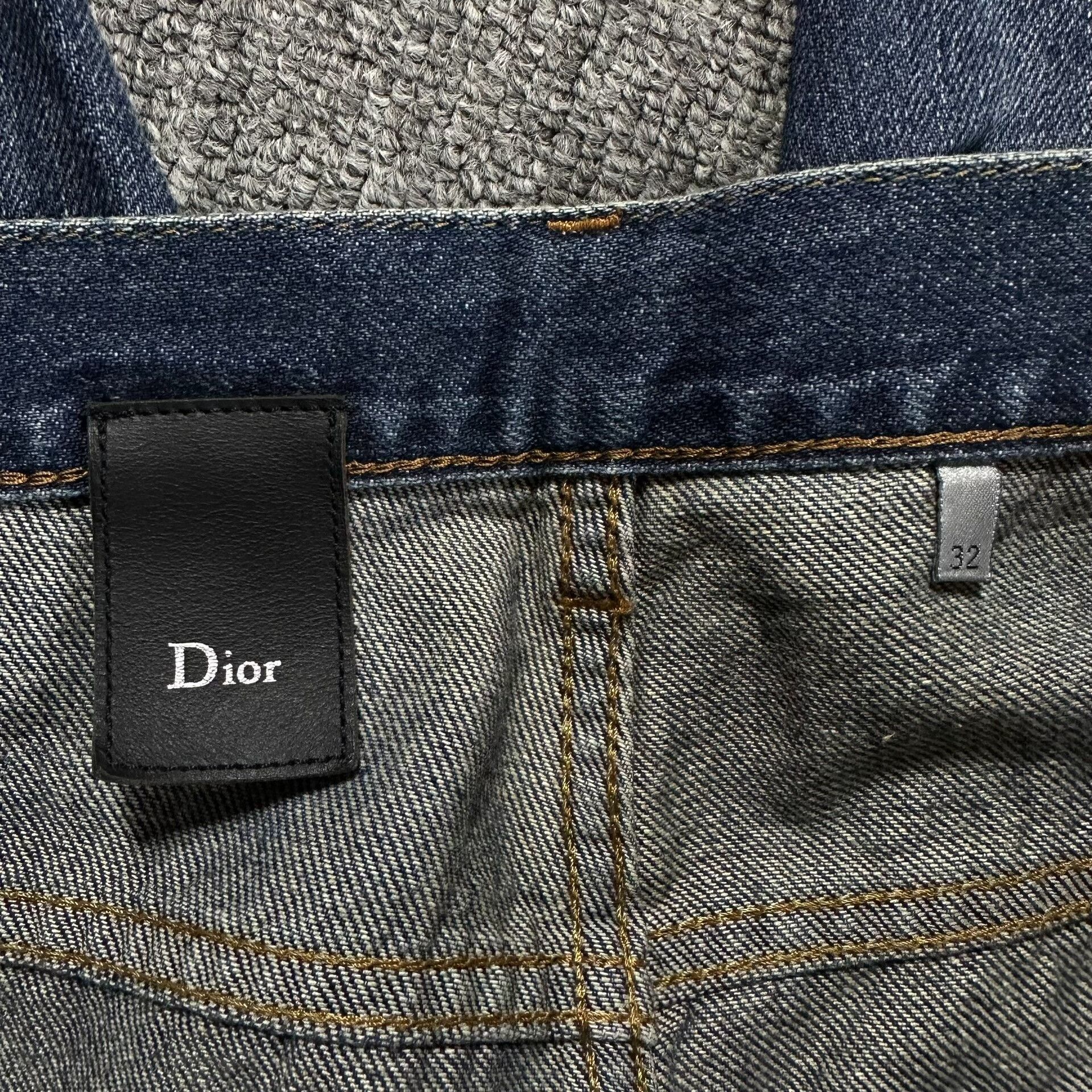 Dior Dior Distressed Wash Denim Pants Size 32 Size US 32 / EU 48 - 5 Thumbnail