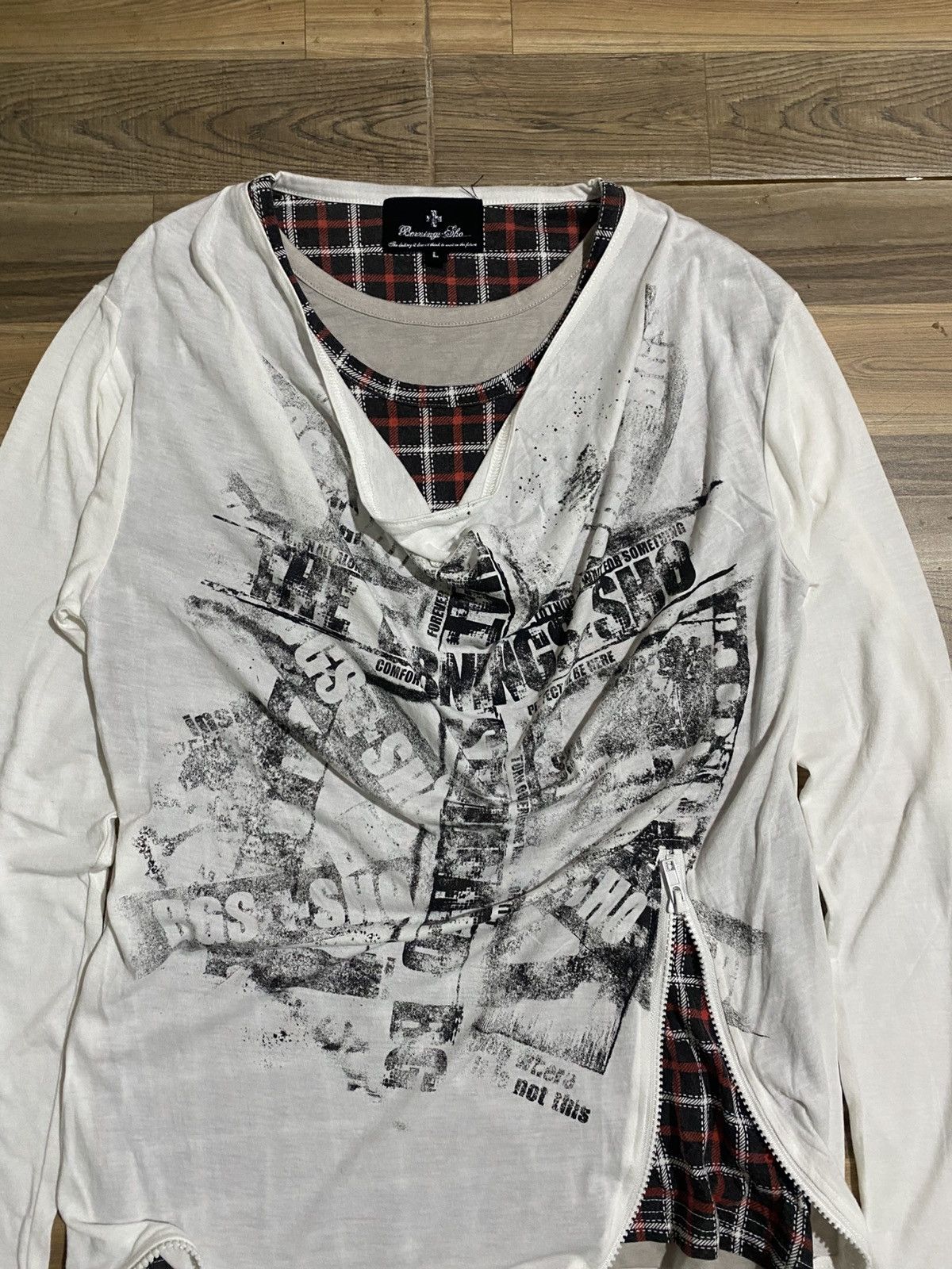 Japanese Brand BERNINGS SHO PUNK GOTHIC STYLE TRIPLE LAYER UNISEX Size US L / EU 52-54 / 3 - 4 Thumbnail