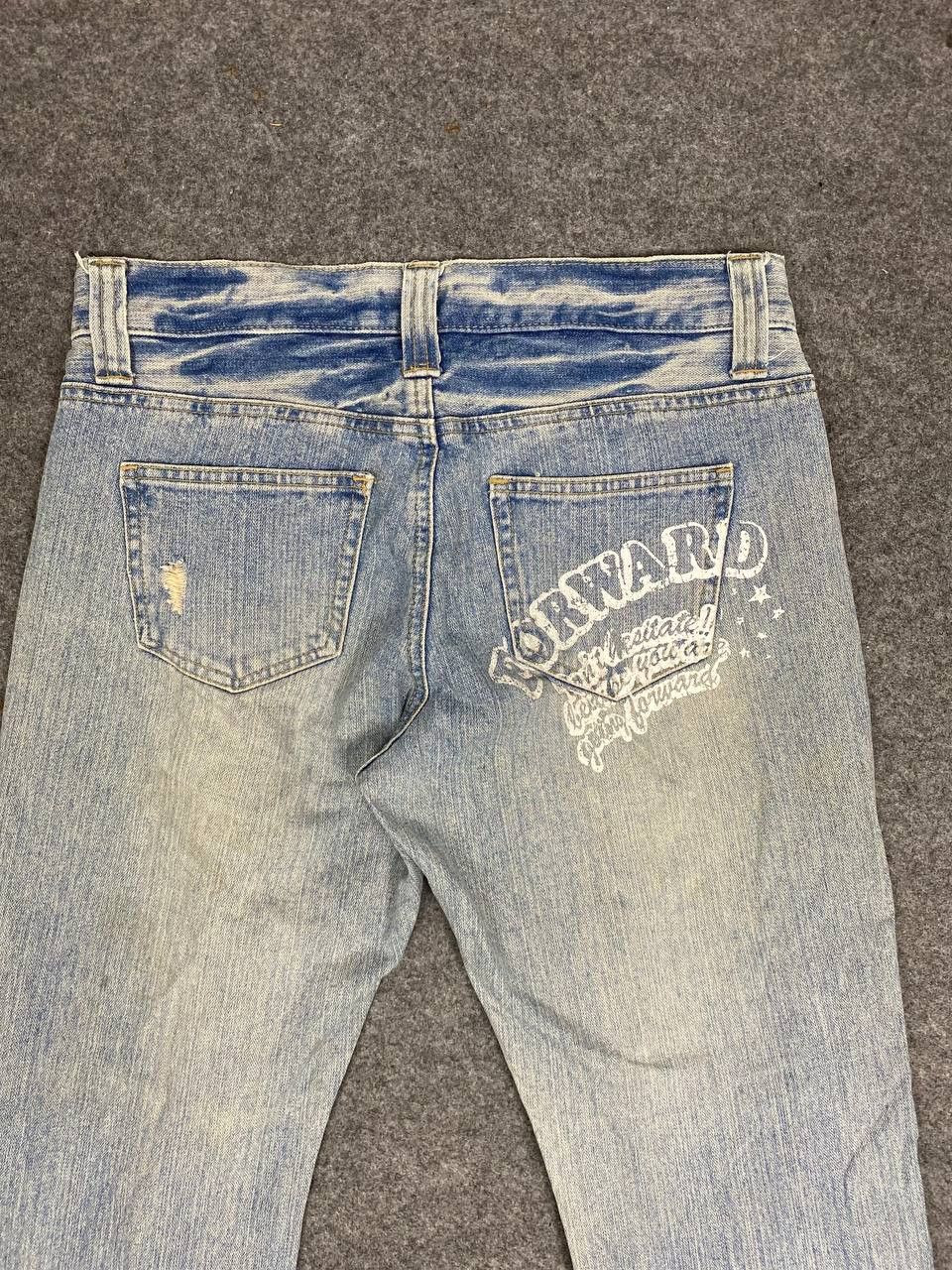 Japanese Brand j-honey japanese brand distressed denim nice design Size US 33 - 3 Thumbnail