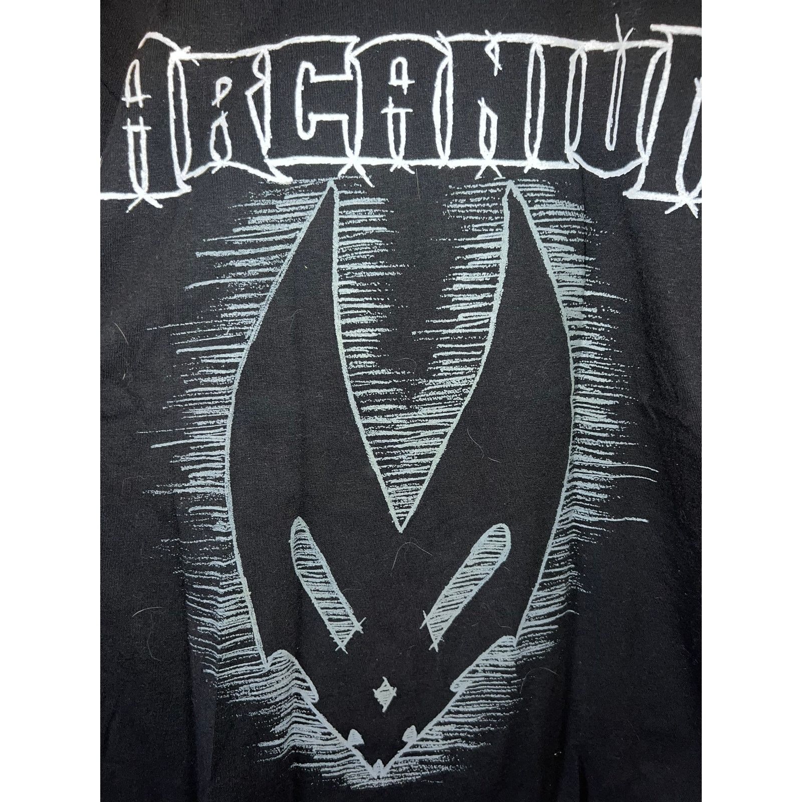 Gildan 2009 US Tour Arcanium Metal Concert Black Shirt Tee 2000s M Size US M / EU 48-50 / 2 - 3 Thumbnail