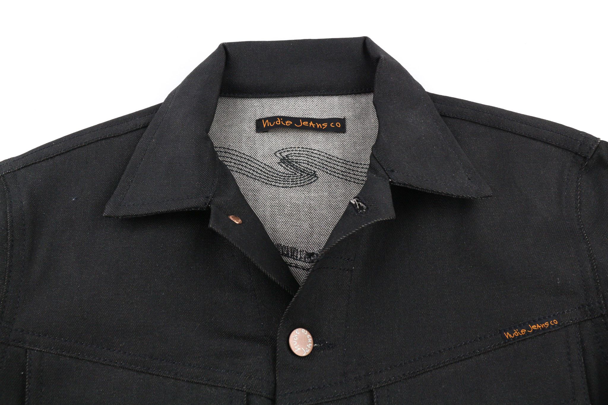 Nudie Jeans CONNY STRETCH DRY BLACK COATED XS Black Jacket 80408 Size US XS / EU 42 / 0 - 4 Thumbnail