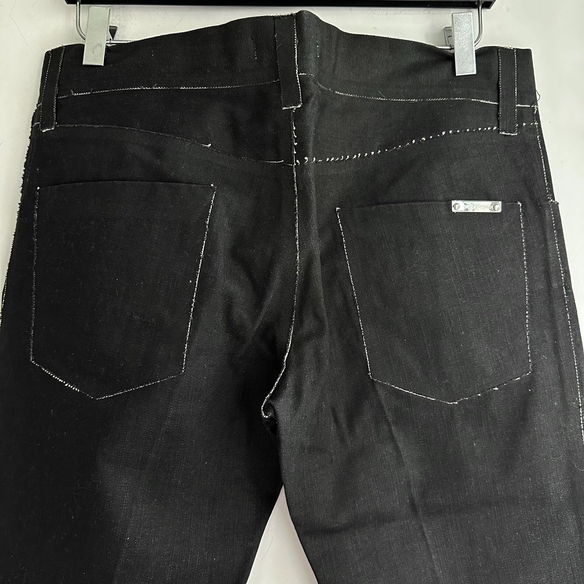 Dolce & Gabbana dolce gabbana dg brushed wax denim pants Size US 38 / EU 54 - 1 Thumbnail
