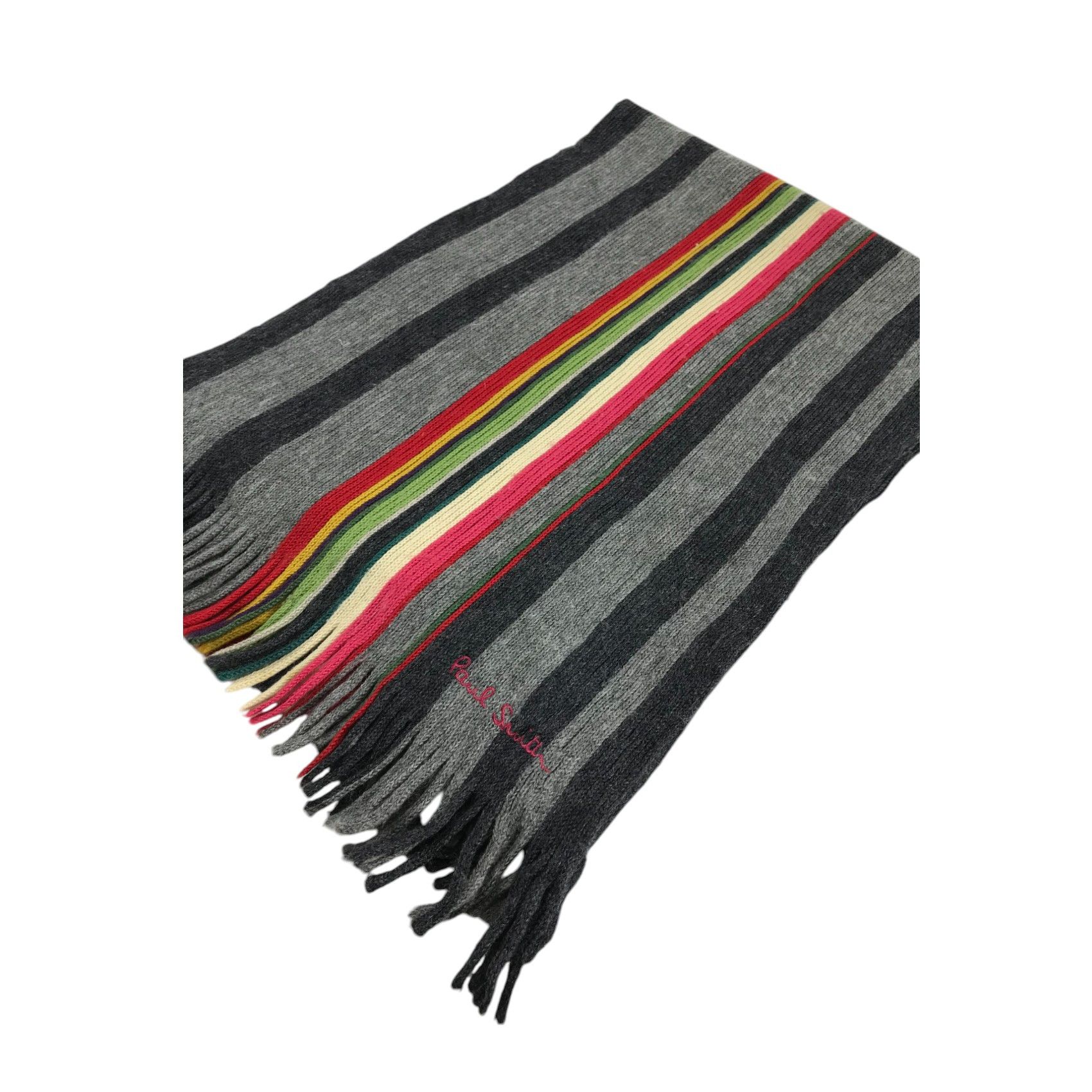 Paul Smith × Vintage Paul Smith Scarf / Muffler / Neckwear - WW1293 Size ONE SIZE - 3 Thumbnail