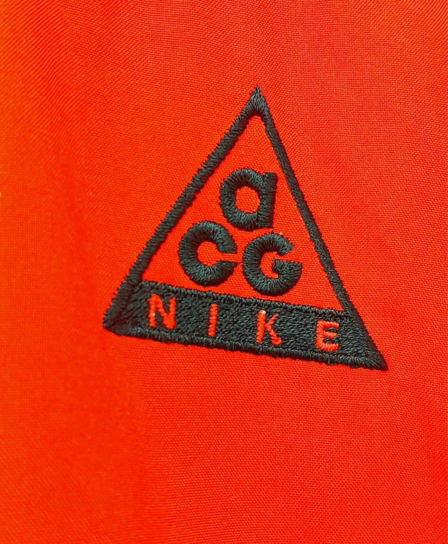 Nike × Nike ACG Hoodie Vintage Nike ACG Jacket Windbreaker Chilli RED Size US L / EU 52-54 / 3 - 18 Thumbnail