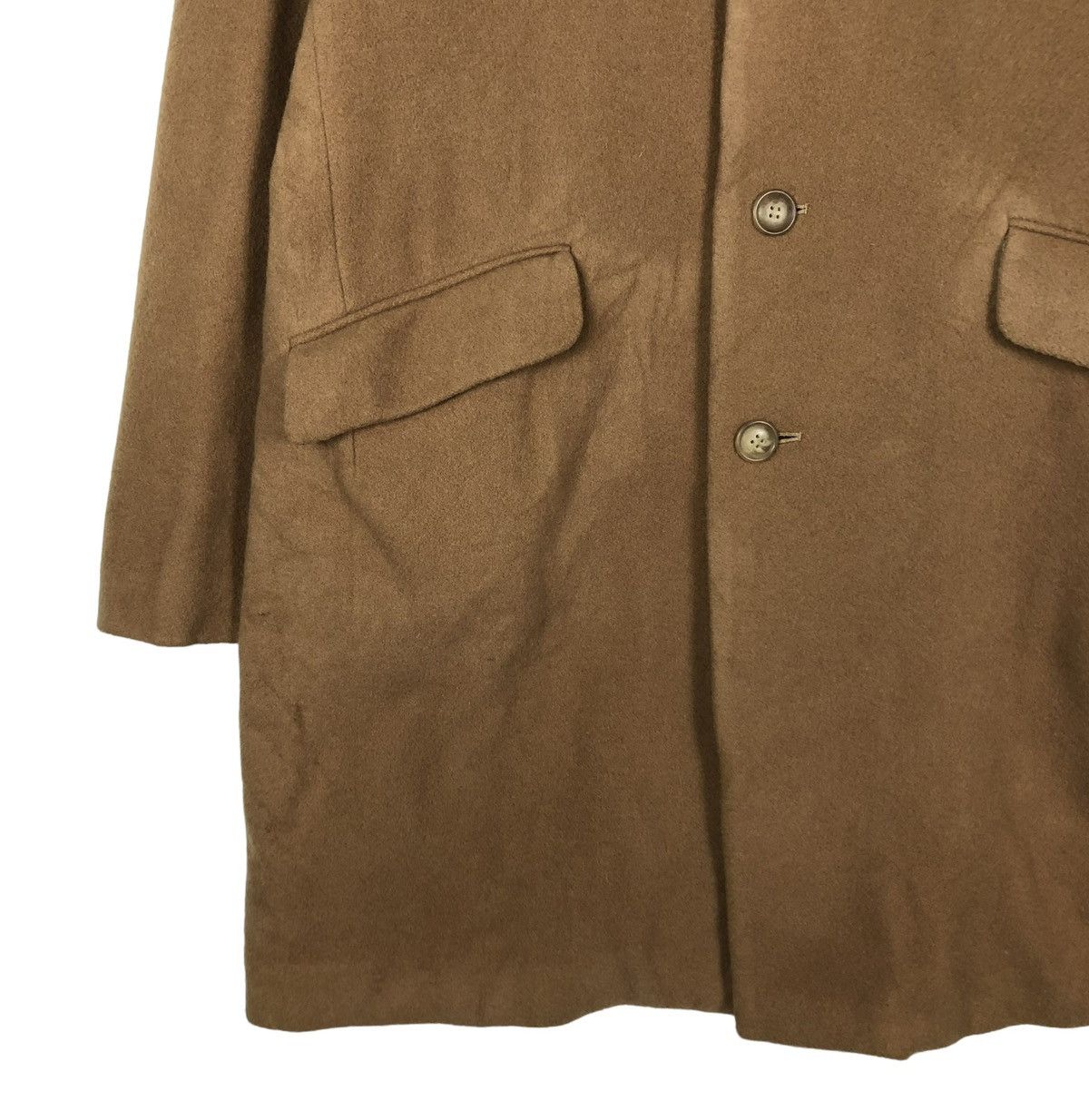 Japanese Brand 🔥VINTAGE LONG JACKET WOOL HERRINGBONE TAKEO KUKICHI Size US M / EU 48-50 / 2 - 6 Thumbnail