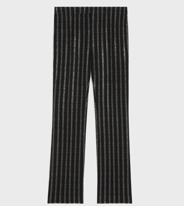 CELINE hedi期　choke stripe slacks 50 CELINE HOMME Slim-Fit Pinstriped Wool Suit Jacket for Men
