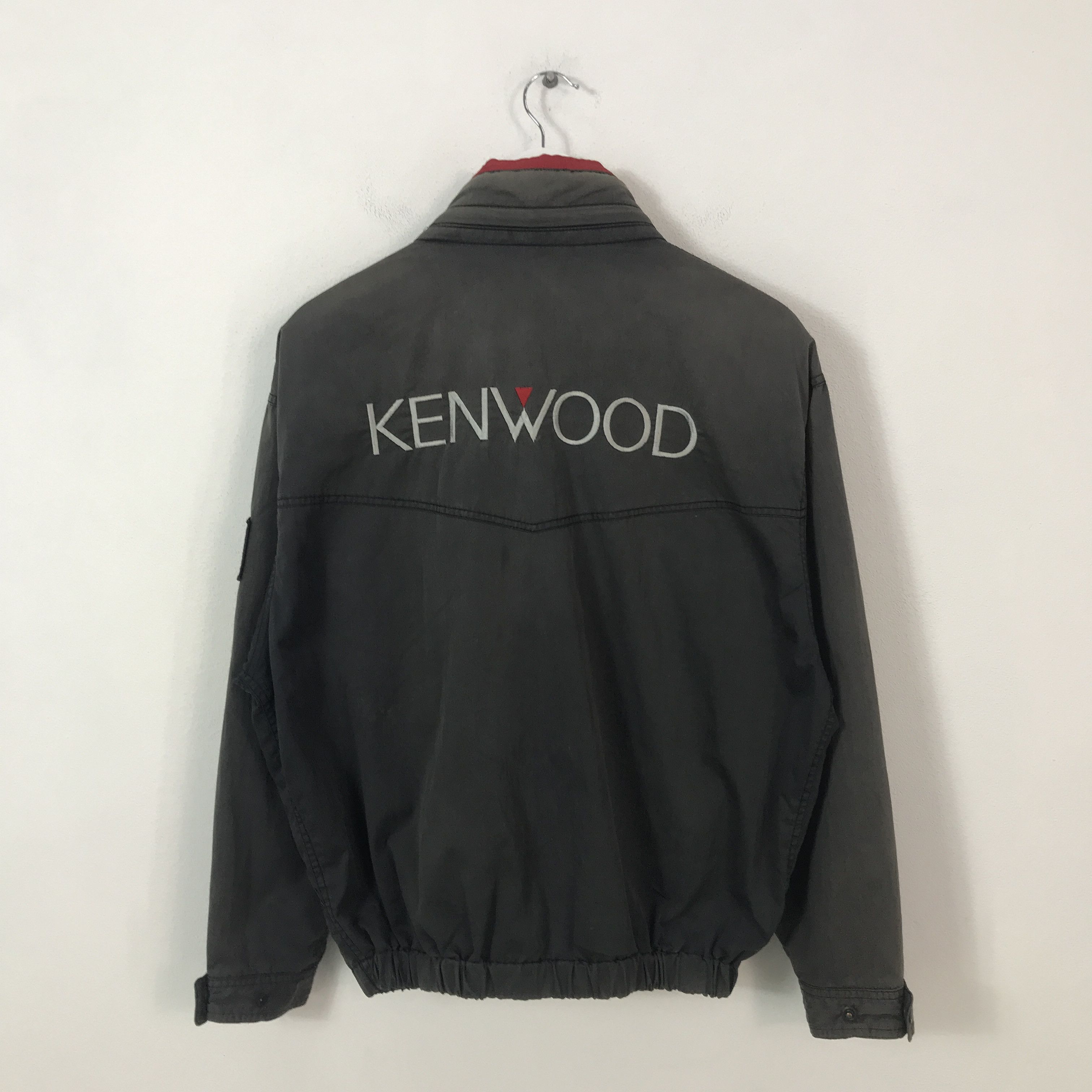 Japanese Brand Vintage Kenwood x Porche Racing black faded jacket K69B12 Size US L / EU 52-54 / 3 - 1 Thumbnail