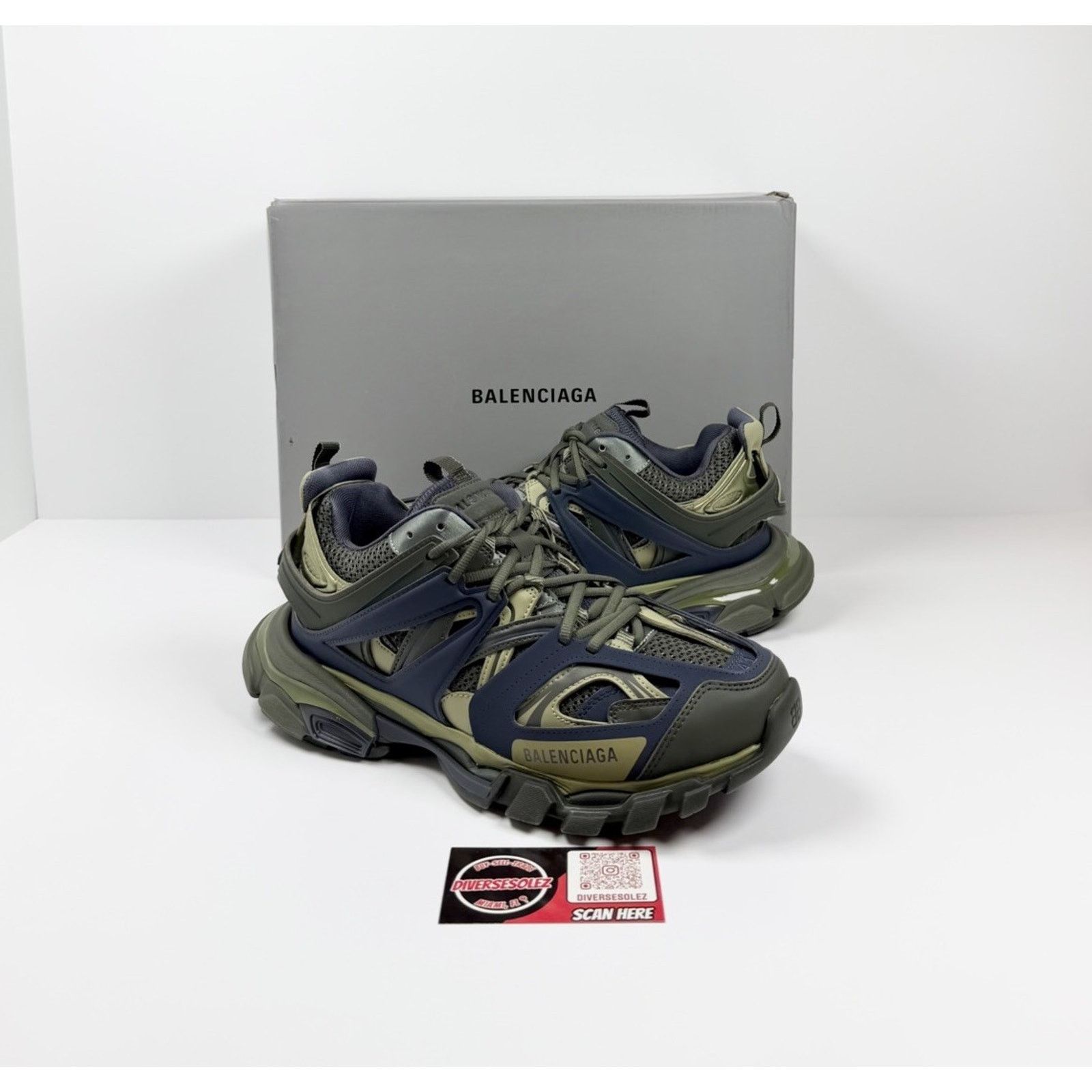 Balenciaga Size 41EU/8US - Balenciaga Track Green NEW! Size US 8 / EU 41 - 1 Thumbnail