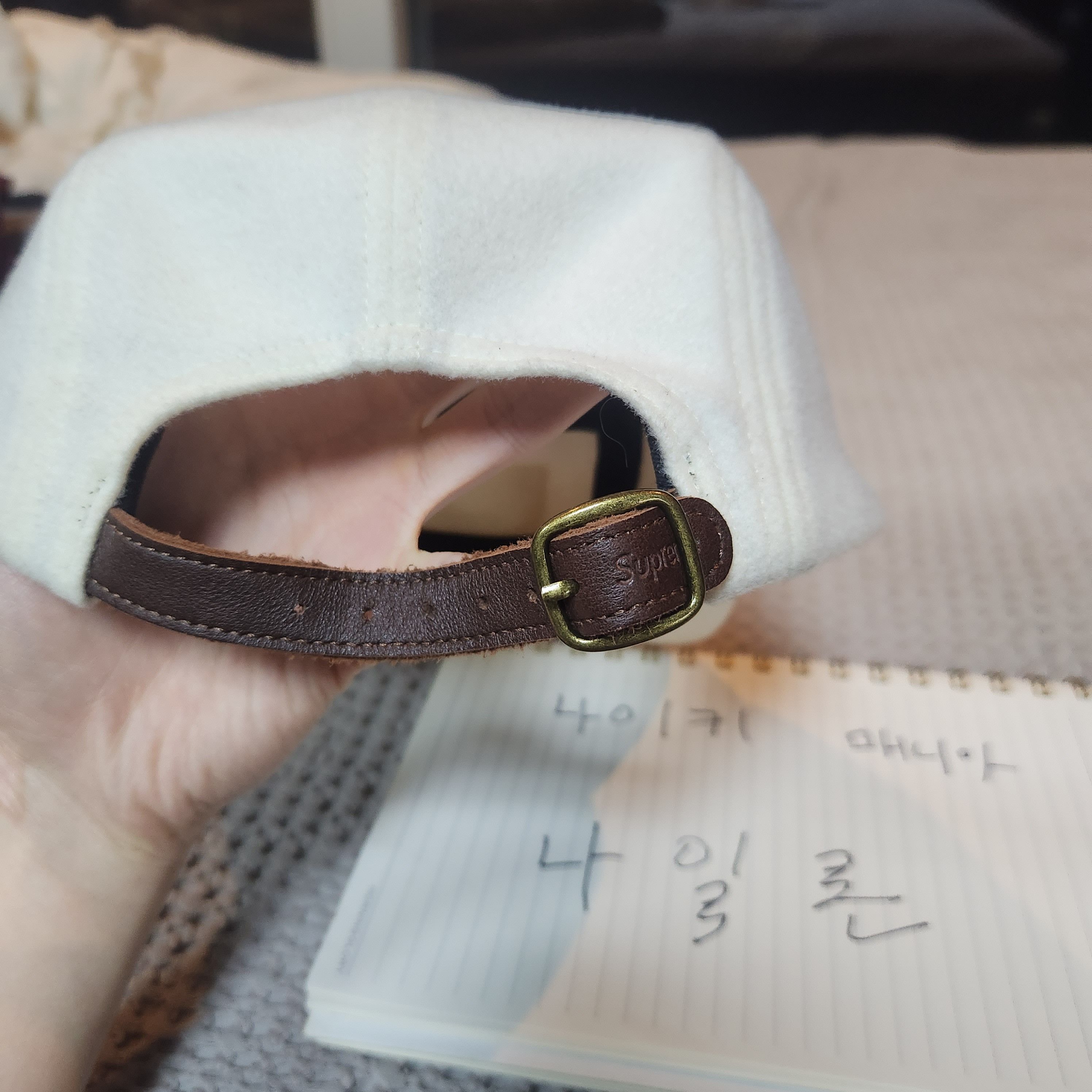 Supreme SUPREME ghost logo white wool camp cap Size ONE SIZE - 5 Thumbnail