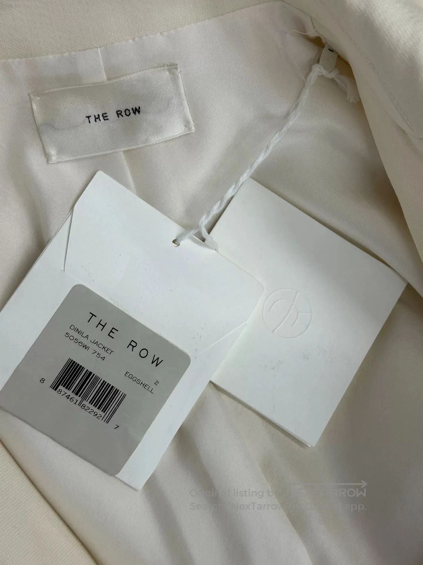The Row The Row White Blazer Jacket. Size US M / EU 48-50 / 2 - 3 Thumbnail