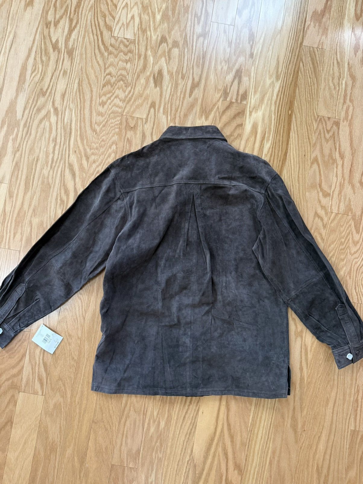 Brandini Brandini Leather Jacket Brown Button Up Overshirt Size US M / EU 48-50 / 2 - 5 Thumbnail