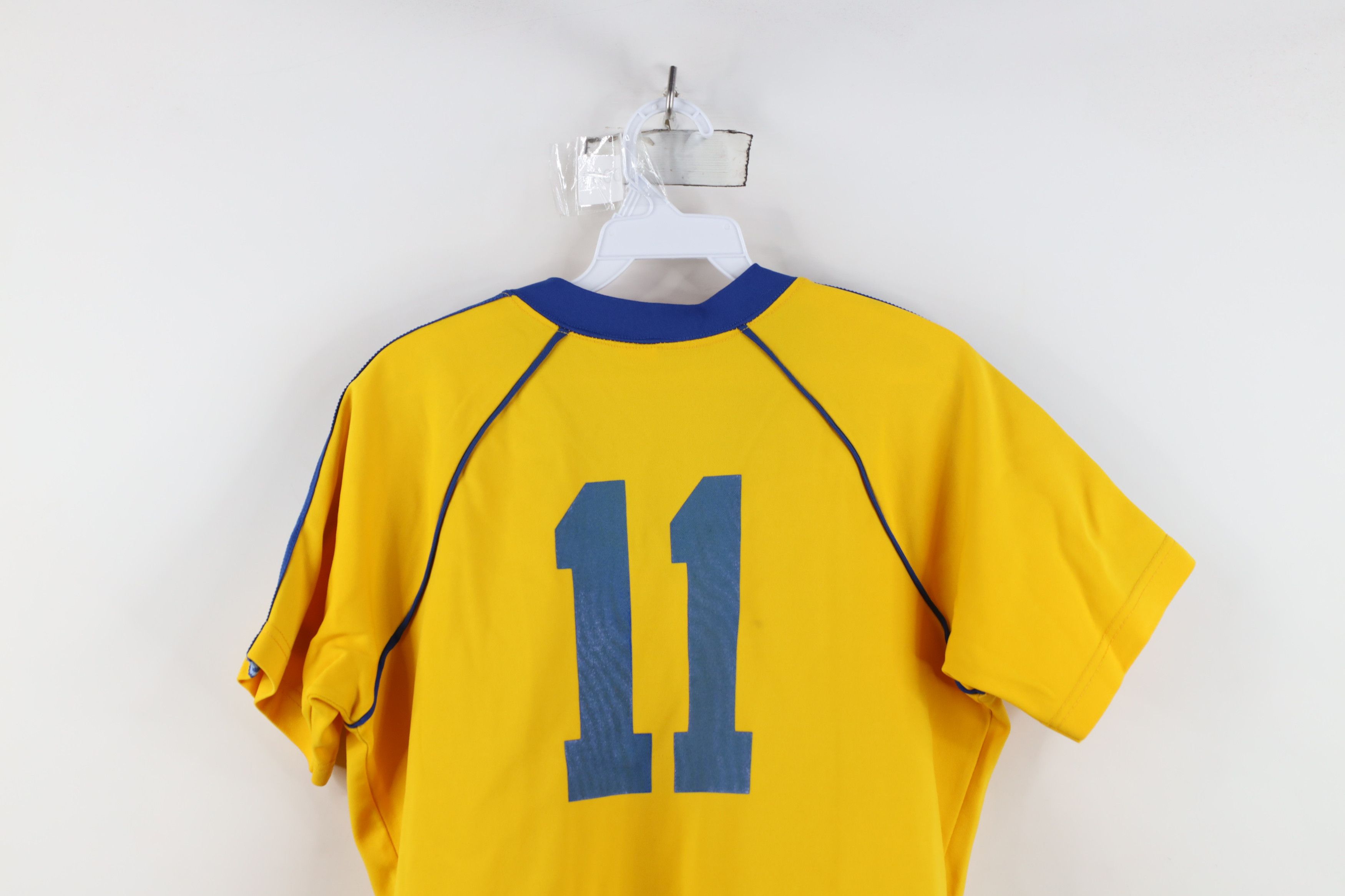 Champion Vintage 70s Champion V-Neck Durene Jersey T-Shirt Yellow USA Size XL / US 12-14 / IT 48-50 - 15 Thumbnail