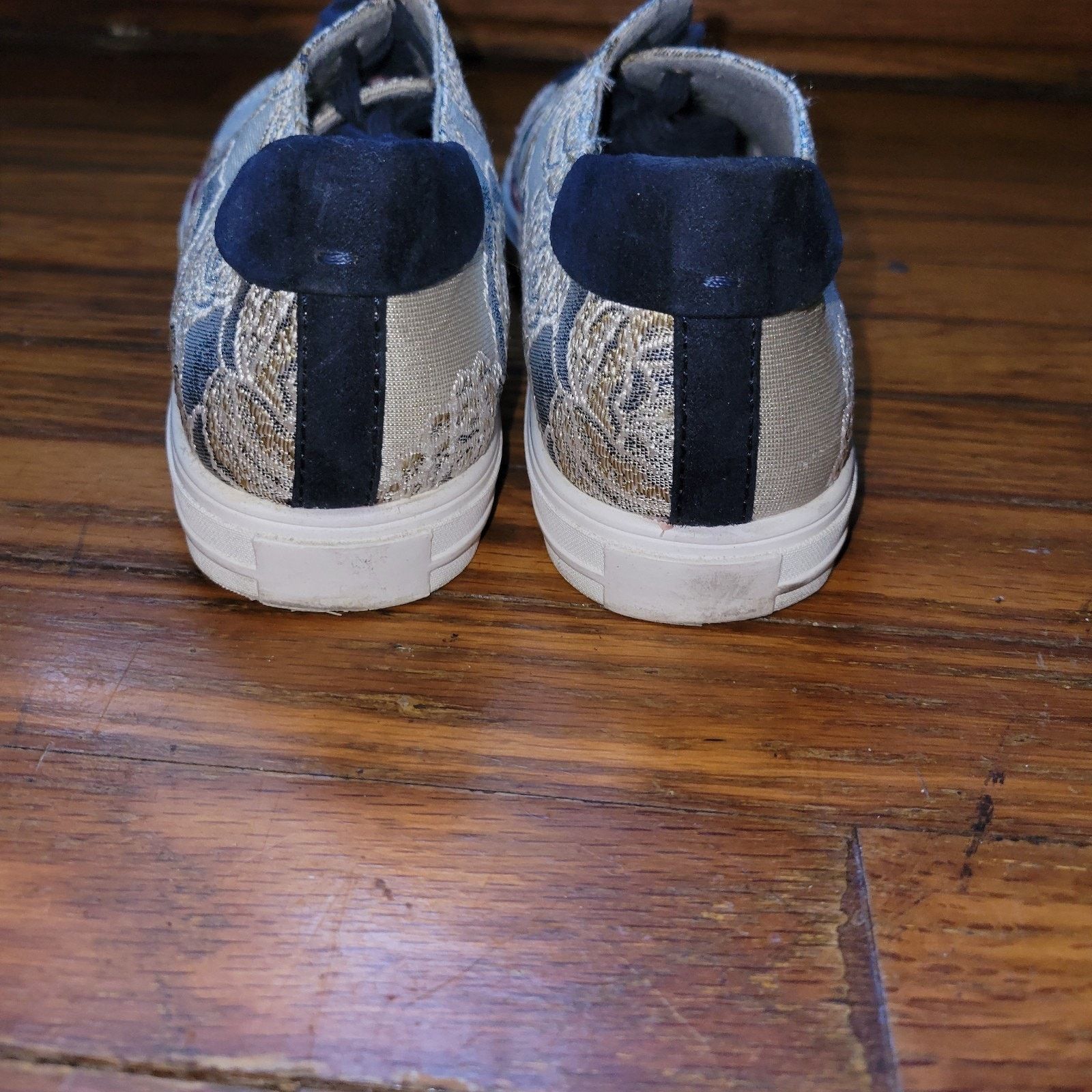 Nine West Nine West Women's Floral Tapestry Platform Sneakers 9.5 Size US 9.5 / IT 39.5 - 5 Thumbnail