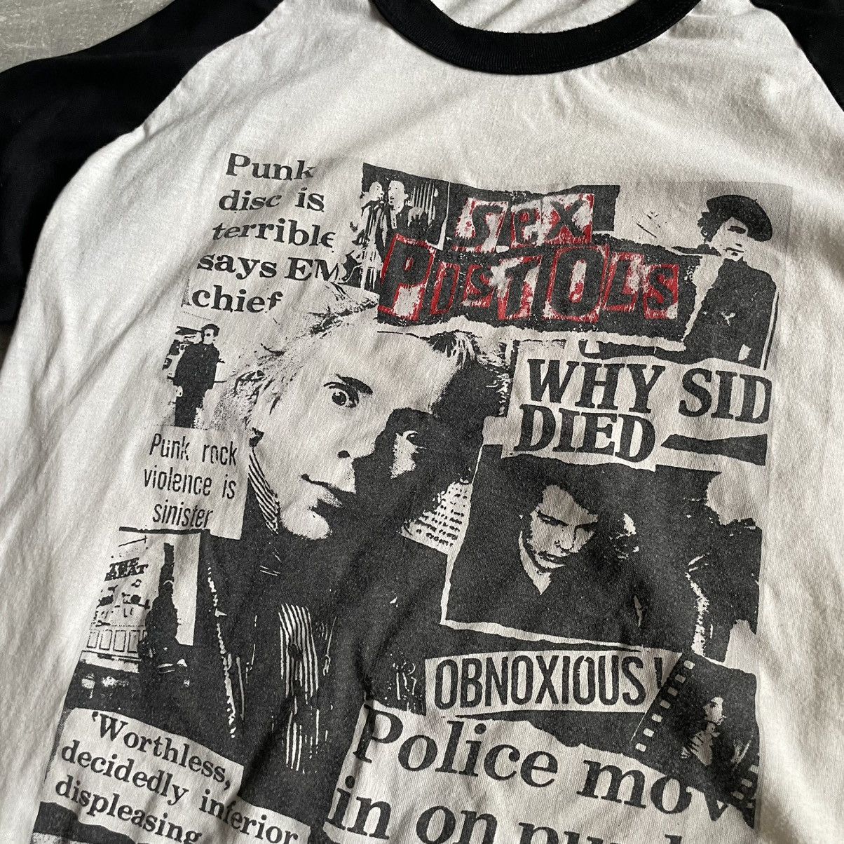 Band Tees 80s single Sid Vicious sex pistols estate shirt tee anarchy Size US S / EU 44-46 / 1 - 5 Thumbnail