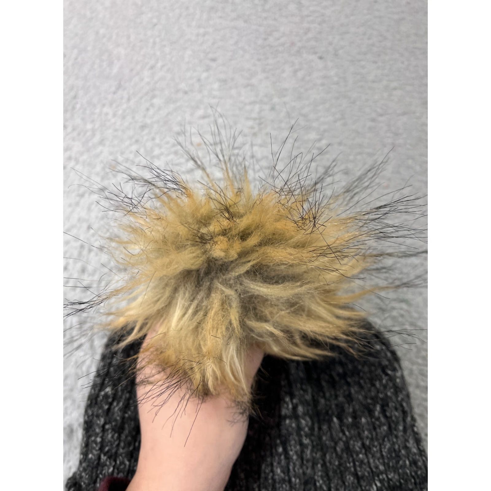 Vintage ROXY Beanie Hat One Size Gray Wool Blend Knit Lined Pom Ski Women's Size ONE SIZE - 3 Thumbnail