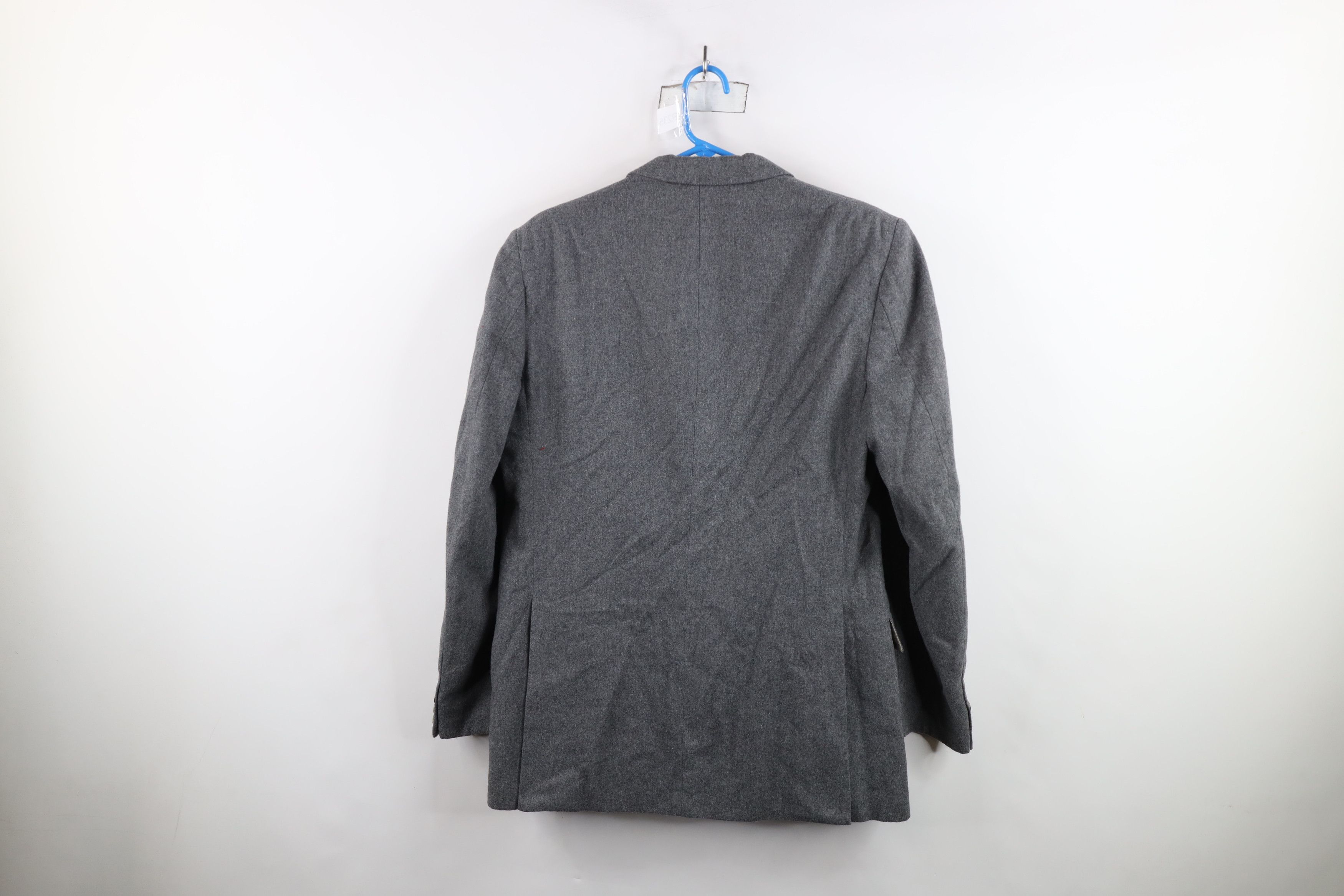 Vintage Vintage 70s Streetwear 2 Button Suit Coat Blazer Jacket Gray Size US L / EU 52-54 / 3 - 13 Thumbnail