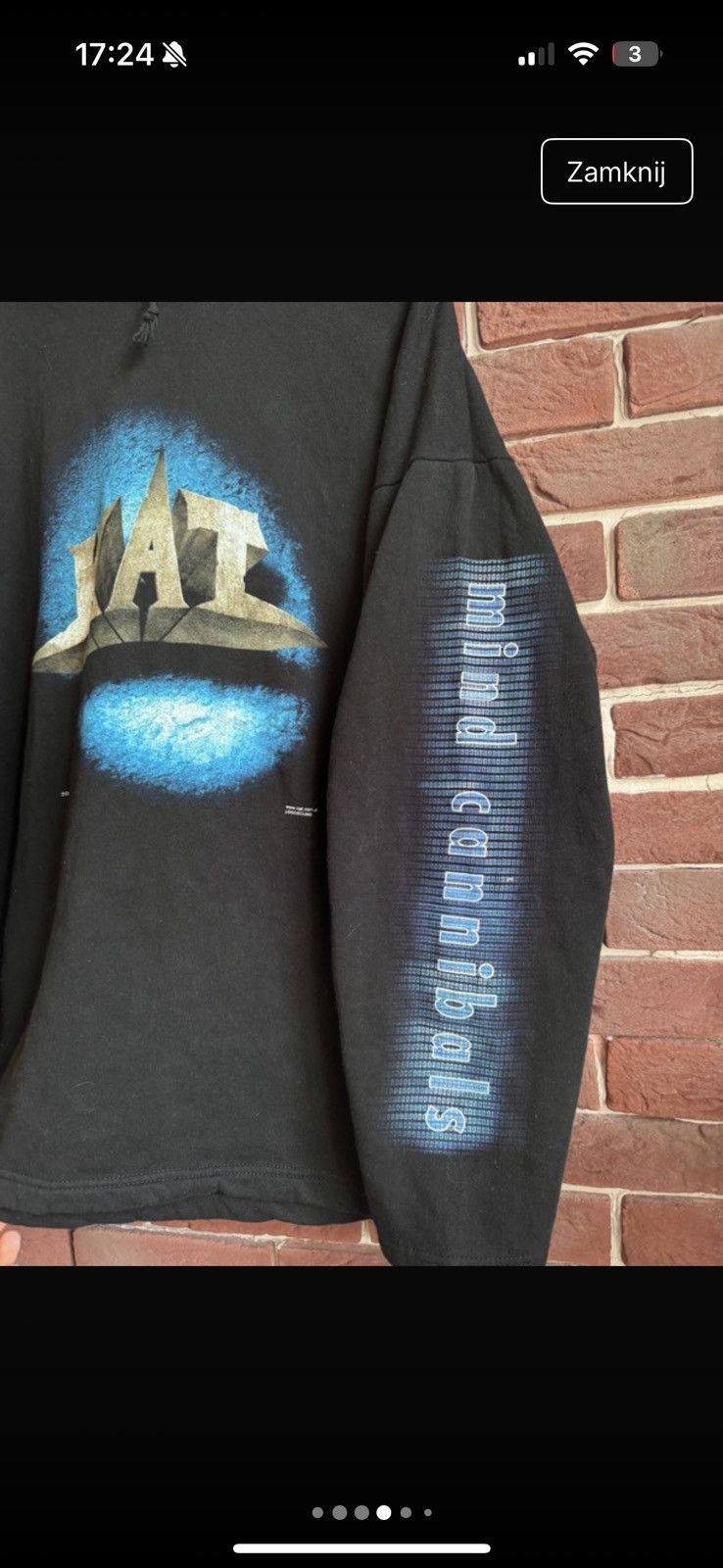 Band Tees Vintage Rare 2005 KAT Mind Cannibals Black Metal Band Hoodie Size US XL / EU 56 / 4 - 4 Thumbnail