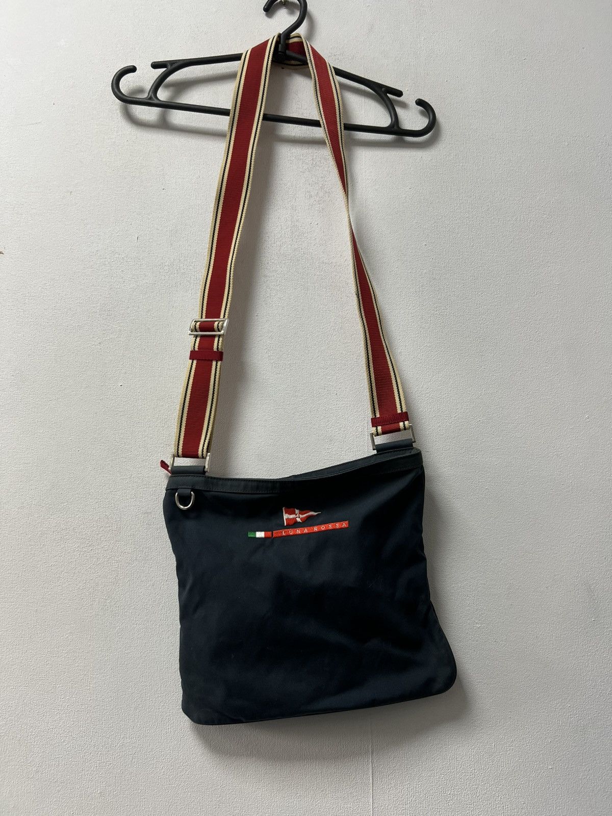 Prada Prada Luna Rossa Crossbody Messenger Bag Mens One Size Size ONE SIZE - 1 Thumbnail